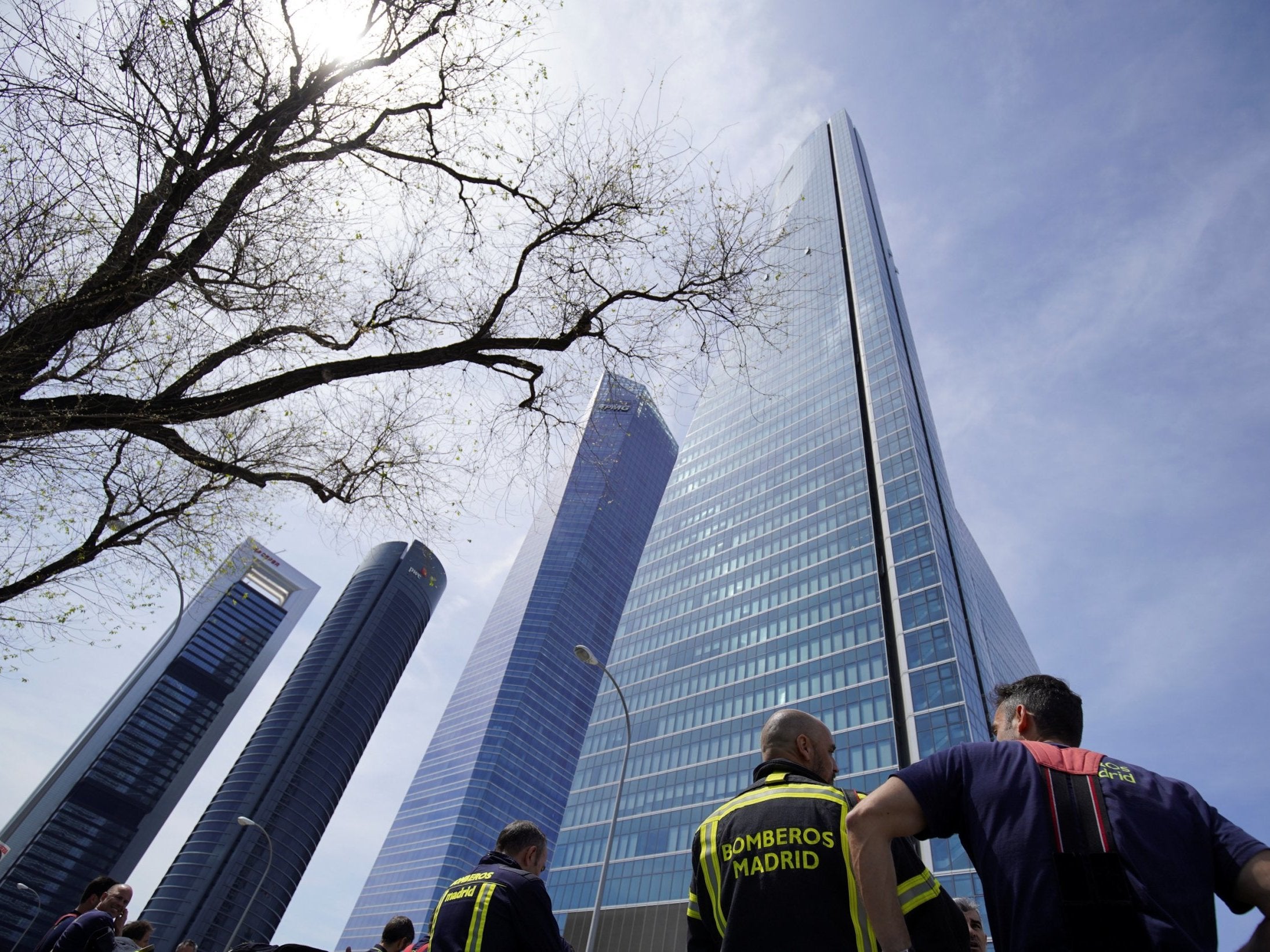 The Torre Espacio tower houses the British, Australian, Canadian and Dutch embassies in Spain