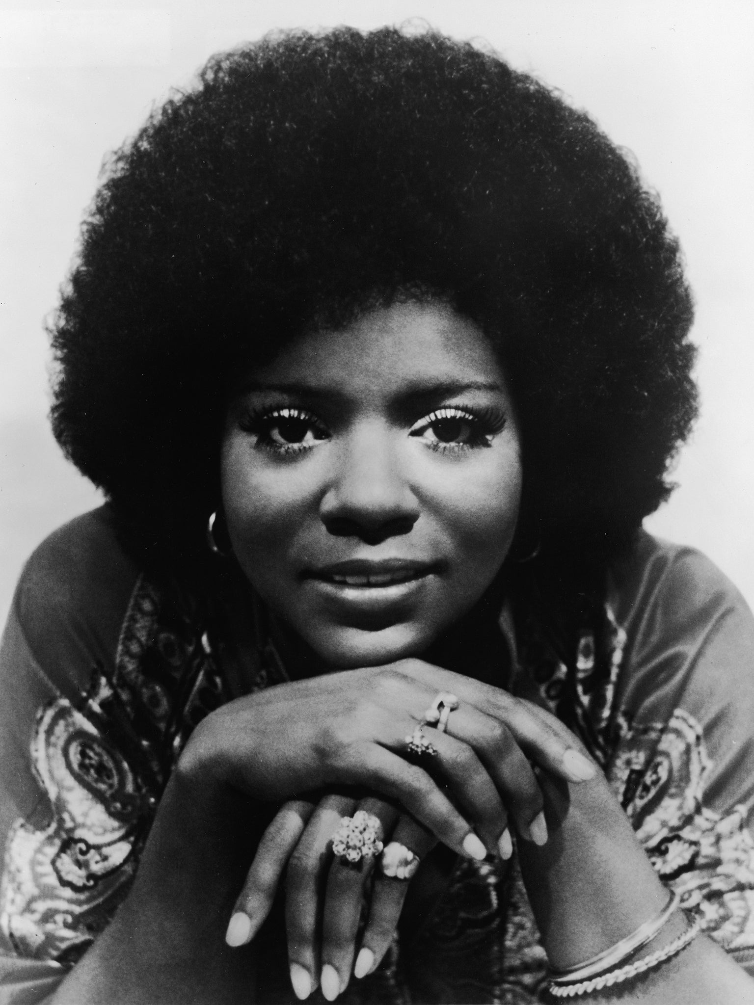 Gloria Gaynor pictured in the 1970s