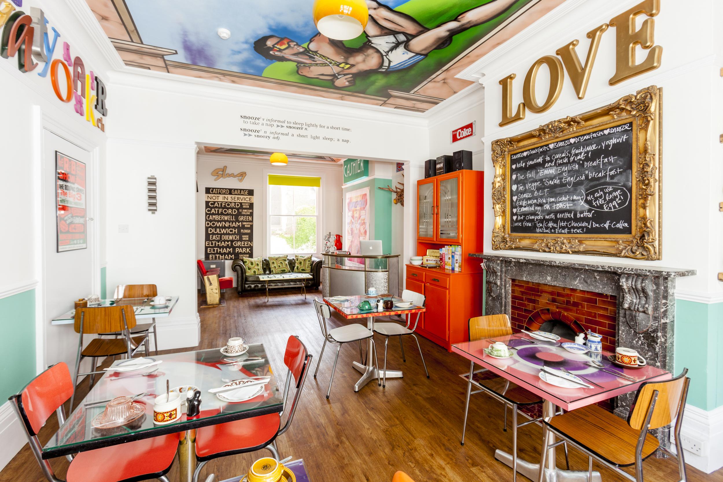 Snooze’s full-on retro breakfast room