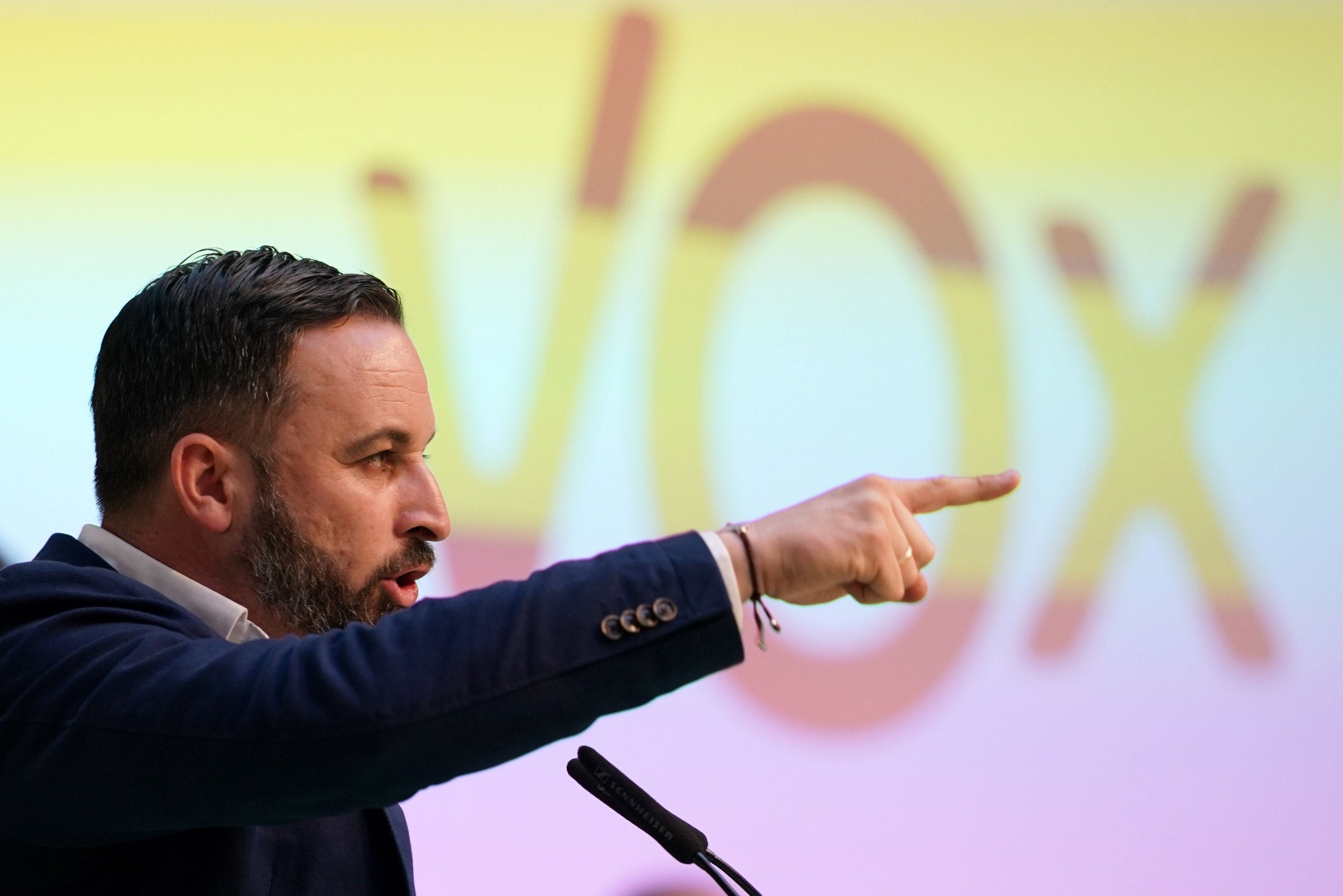 Santiago Abascal, leader of Spanish far-right party Vox