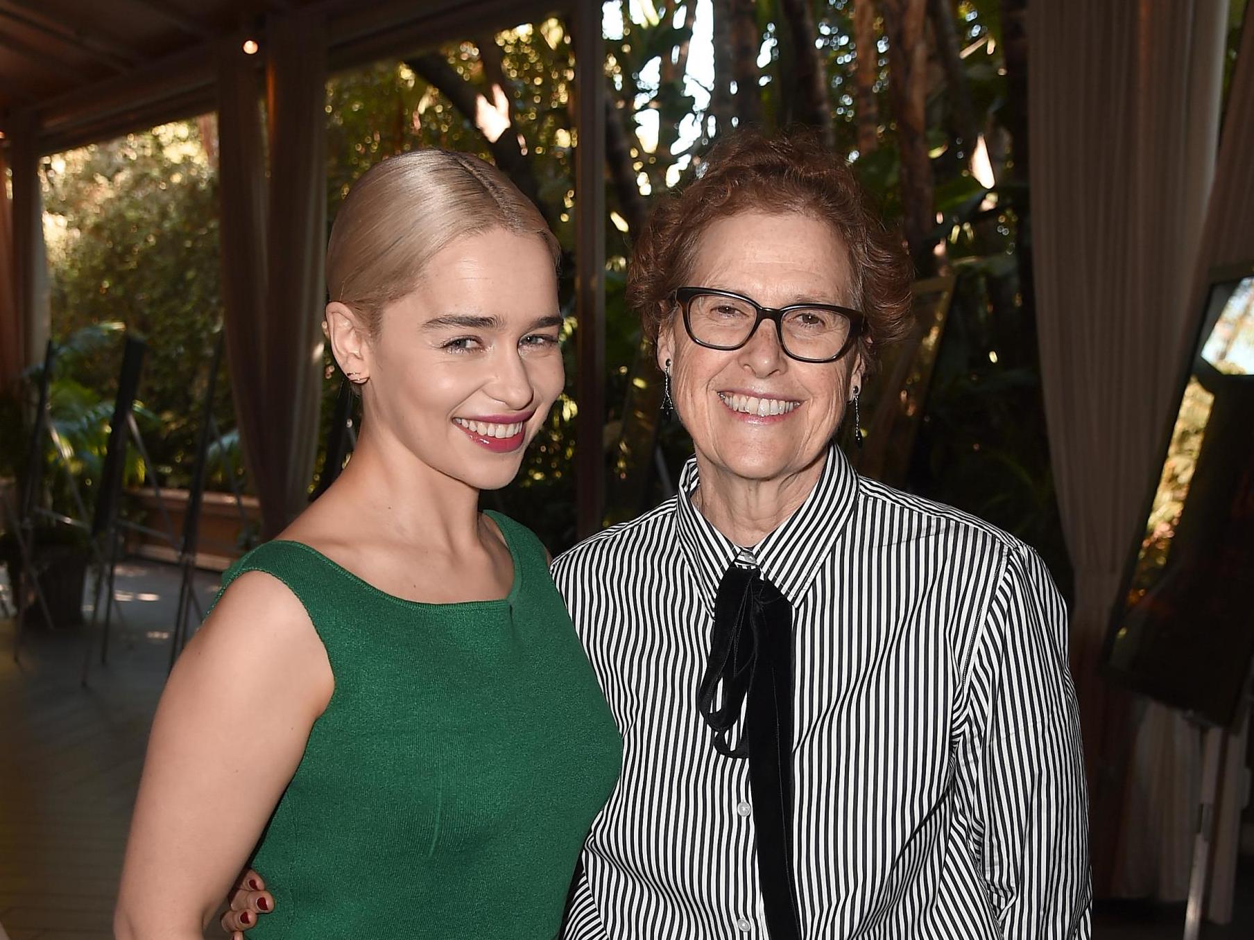 Emilia Clarke and Bernadette Caulfield at the 18th Annual AFI Awards