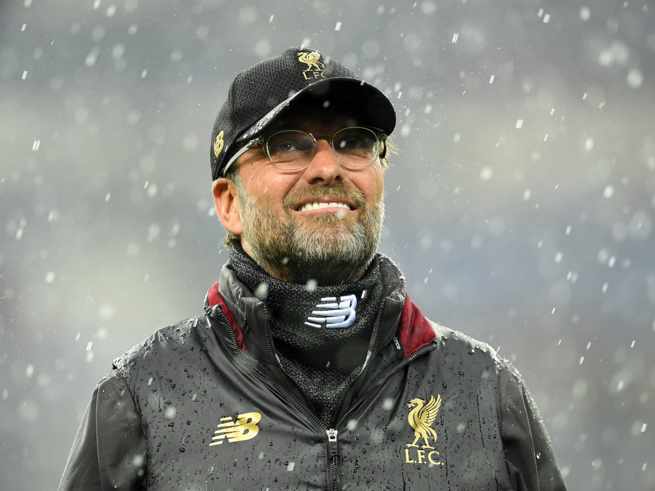 Jurgen Klopp in the Portugal rain