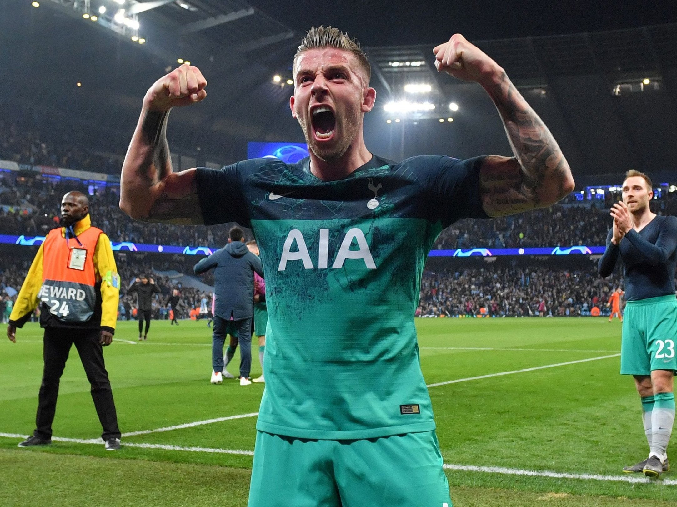 Tottenham secured a famous victory