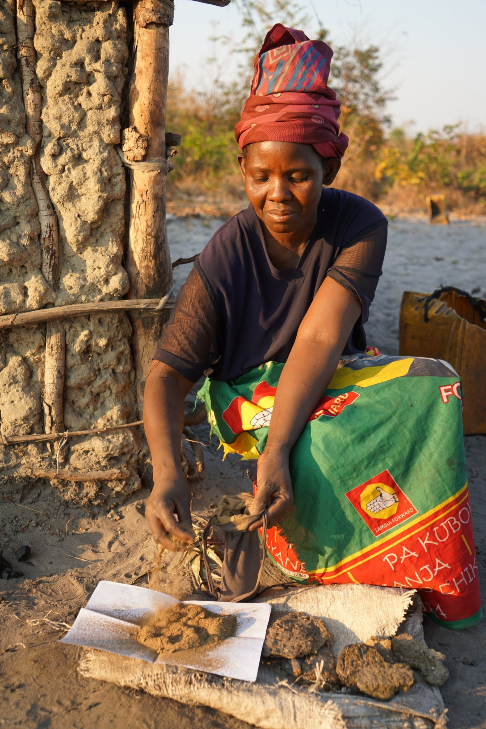 'I mainly use cow patties to manage my periods, occasionally I use a piece cut from an old blanket. I only use a blanket if am home and not intending to go anywhere. But the cow patties I use at any time whether I am just home or I am travelling to different places.

Our parents taught us about the use of cow patties a long time ago before we even heard about pads. I was shown this method by my grandmother and I have been using it since that time.

Money is scarce and I cannot afford to buy pads, they are expensive and that’s why I use this method. I have children who are of age who also need pads and if you put all of us together, you will agree that it’s a lot of money that will be required and we cannot afford that.'