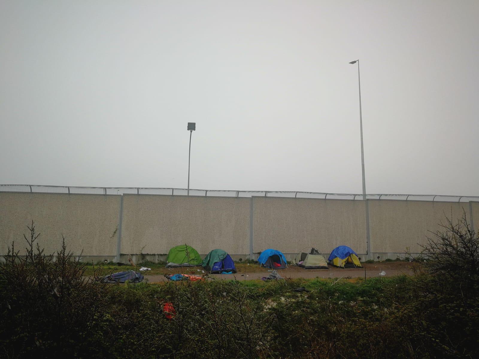 ‘People are pitching their tents on the side of the motorway. They’re sleeping in the surrounding area but they’re just further into the margins of society’