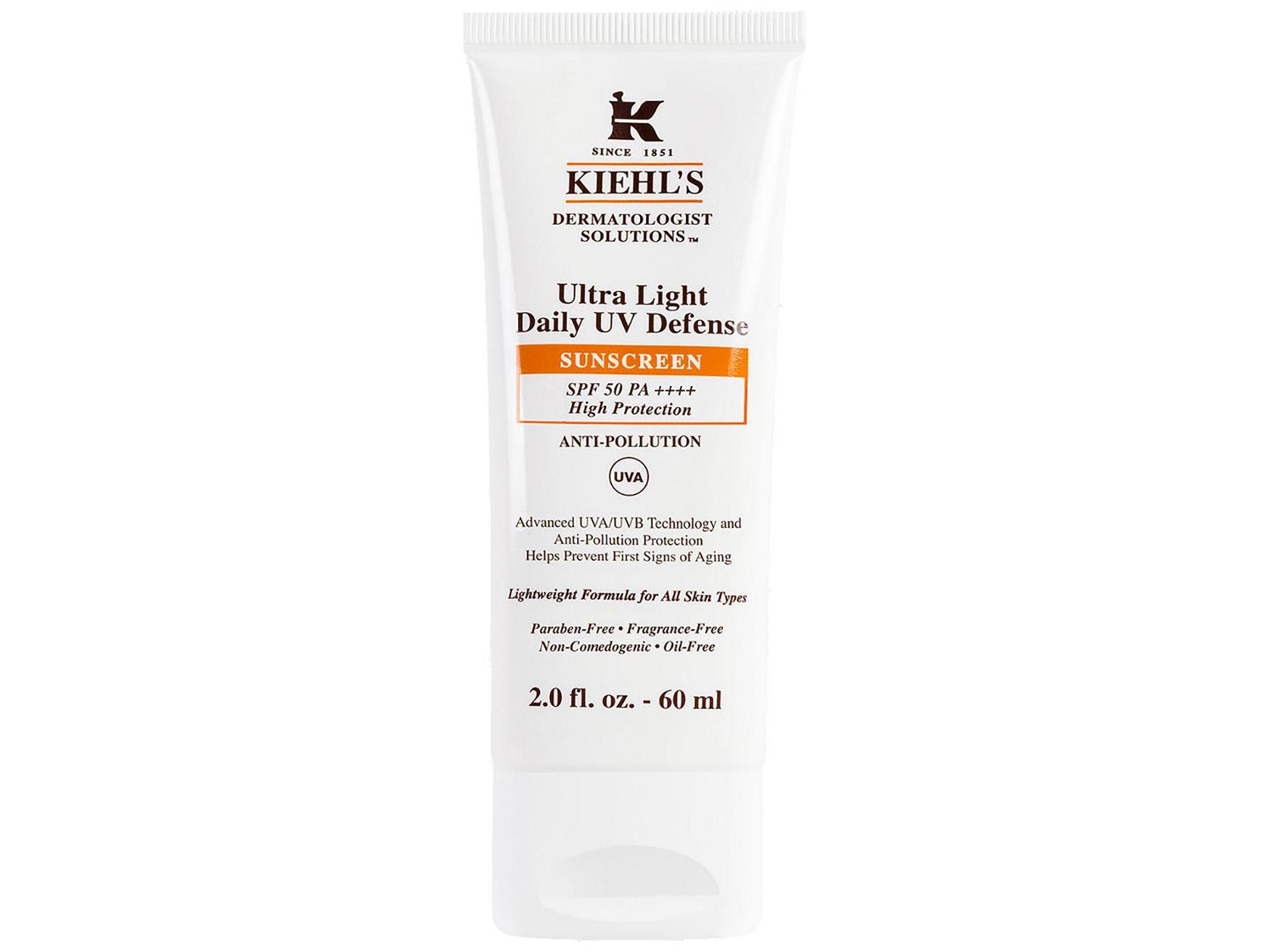 Kiehl’s Ultra Light Daily Defense SPF 50, £38, Space NK