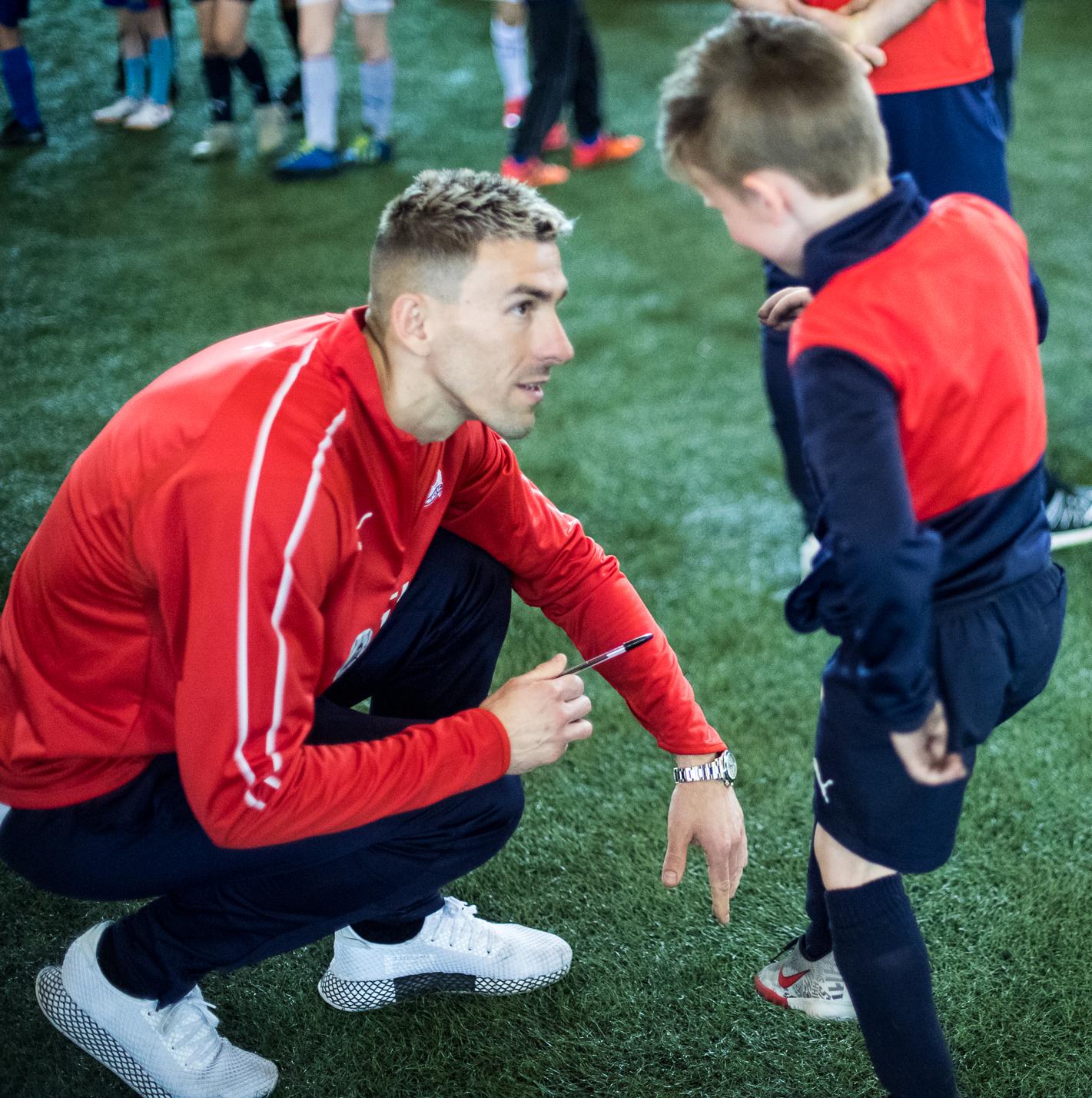 Guaita appeared at Crystal Palace's Junior Members' Day on Thursday