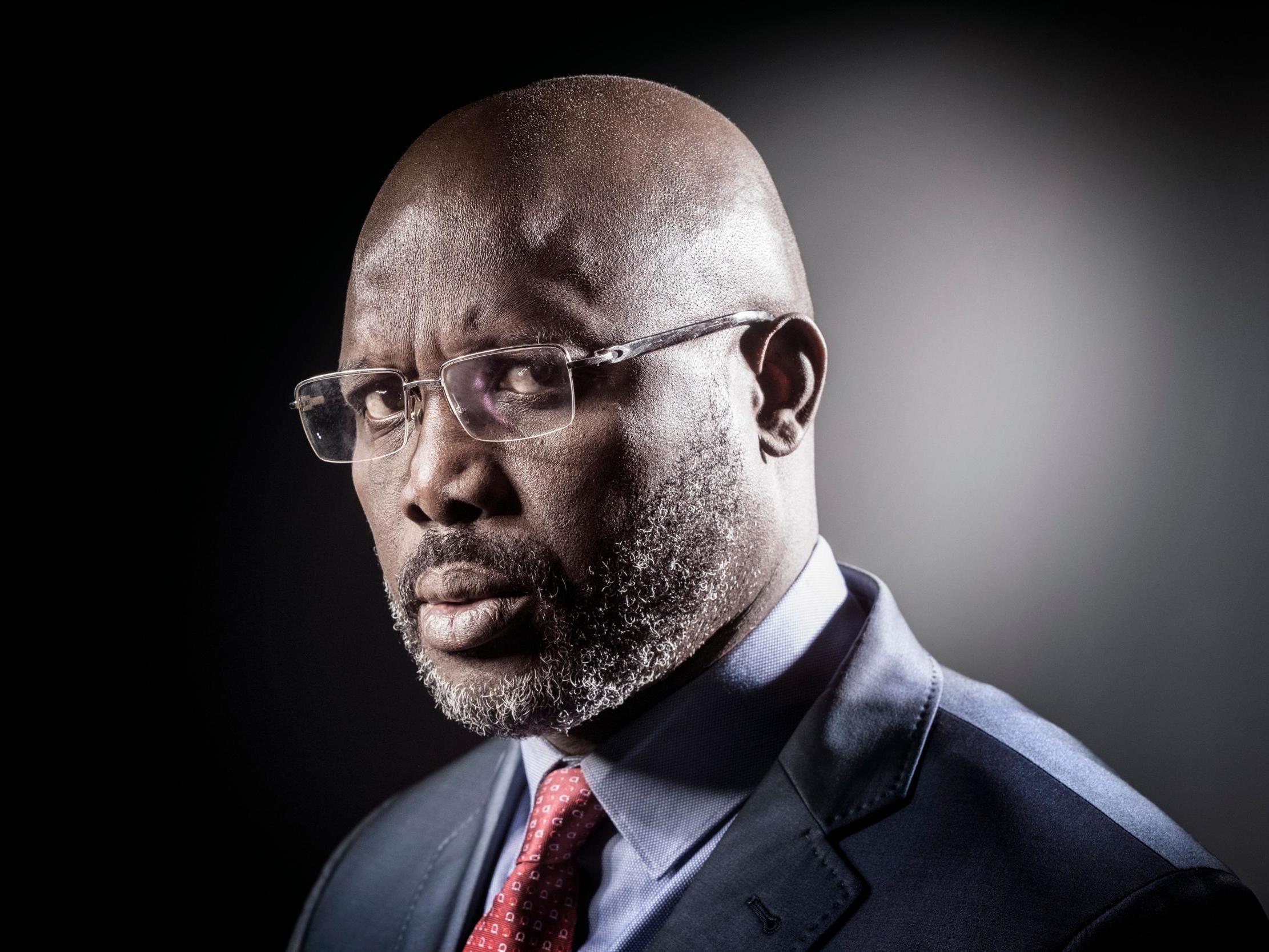 George Weah, who was FIFA's 1995 player of the year, assumed the presidency in January 2018