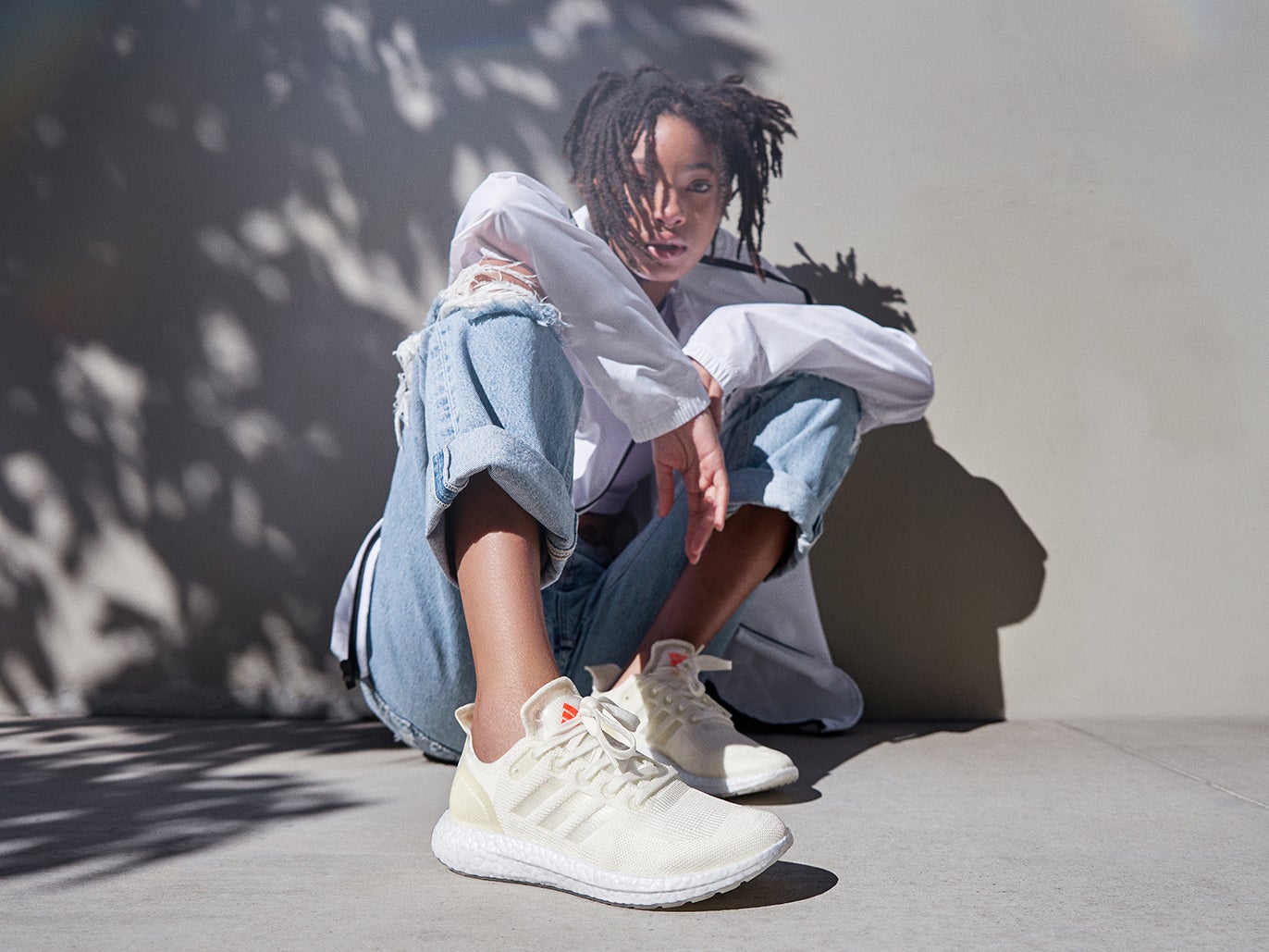 Willow Smith stars in the Futurecraft.Loop recyclable shoe campaign (adidas)