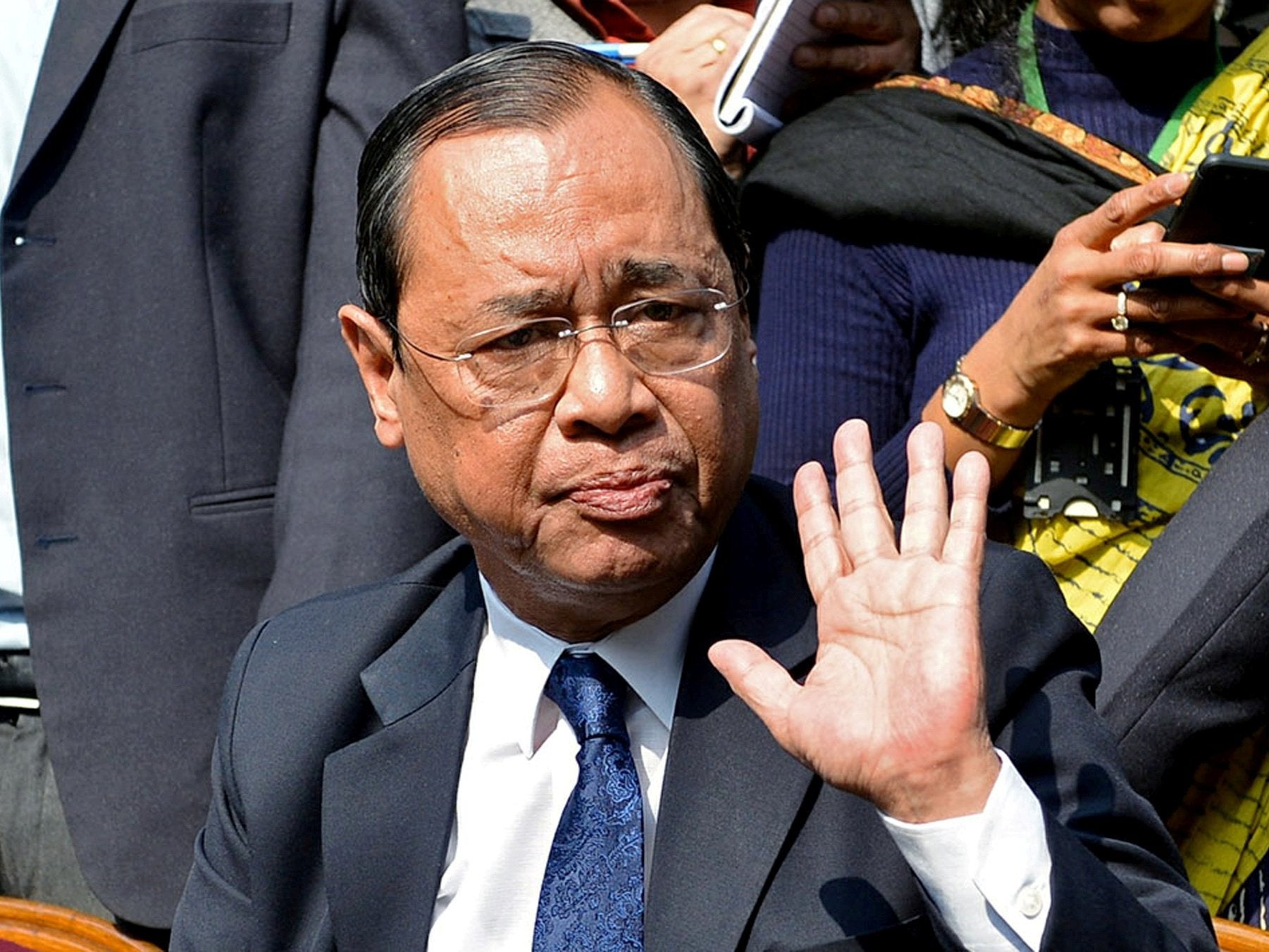 Ranjan Gogoi photographed in January 2018