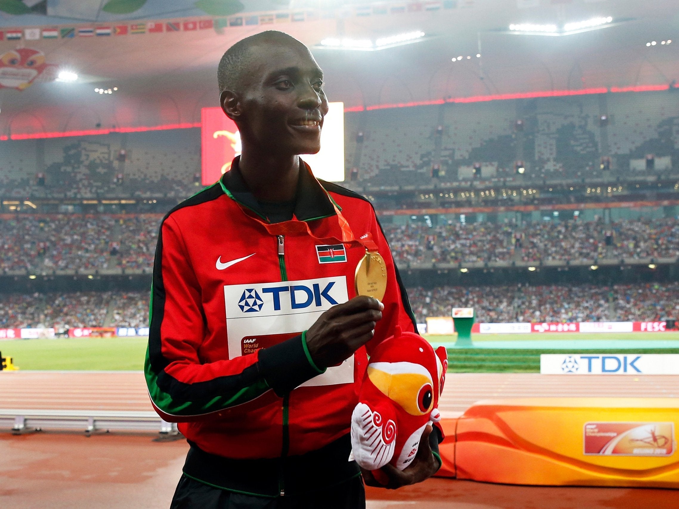Asbel Kiprop is a former world and Olympic champion