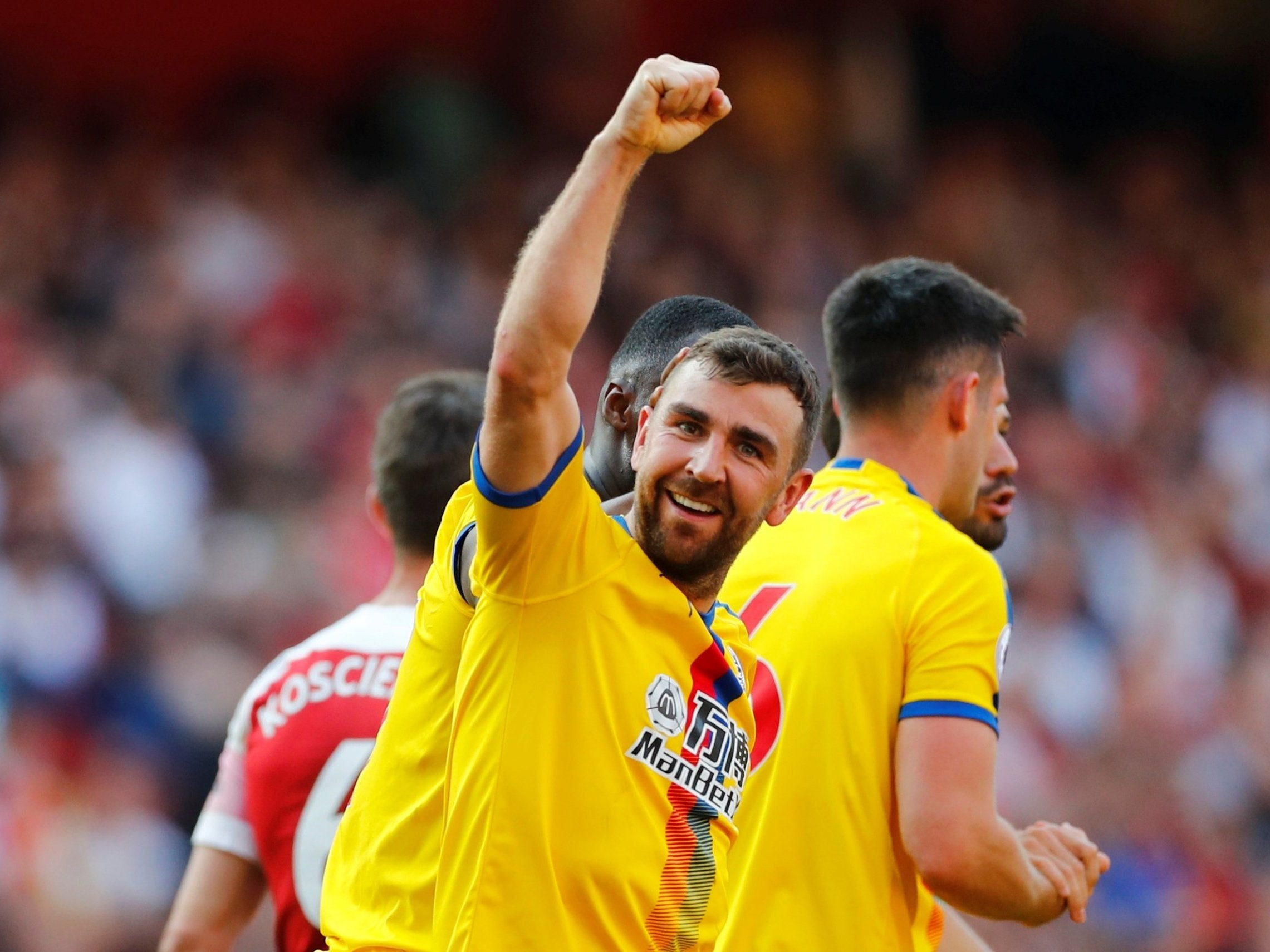 McArthur secured a 3-2 victory for Crystal Palace over Arsenal