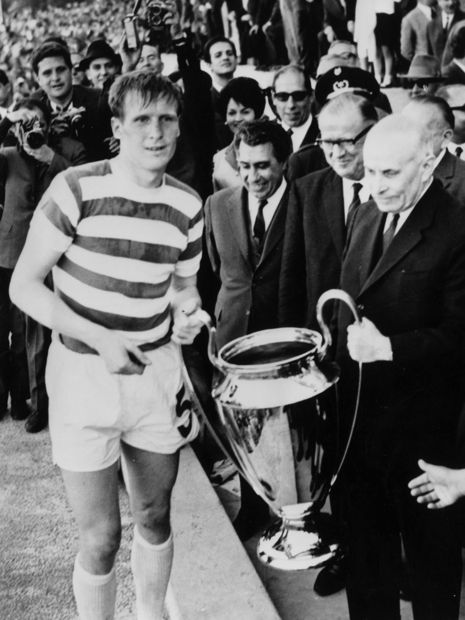 McNeill was the first British man to lift the European Cup