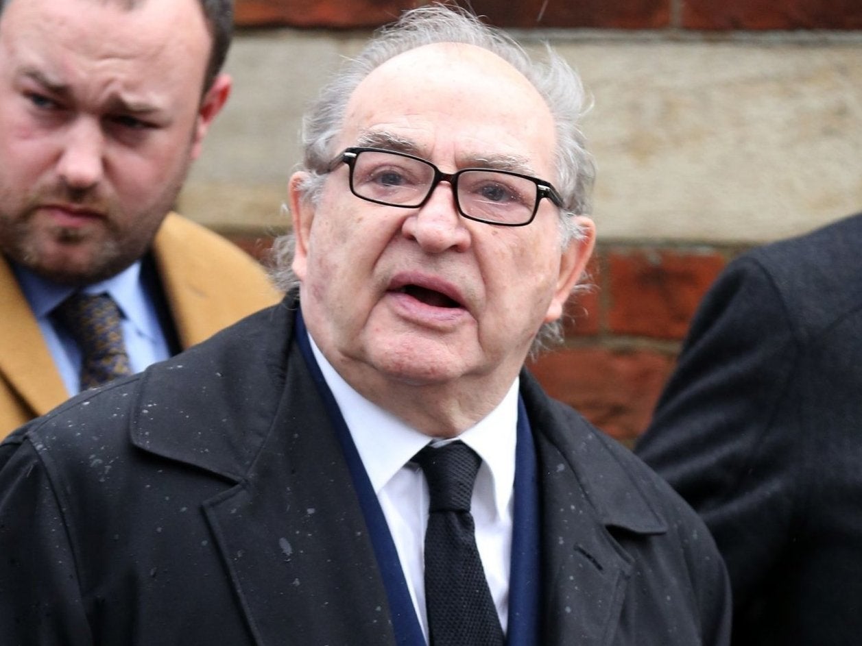 Foreman attends the funeral of Ronnie Biggs at Golders Green Crematorium