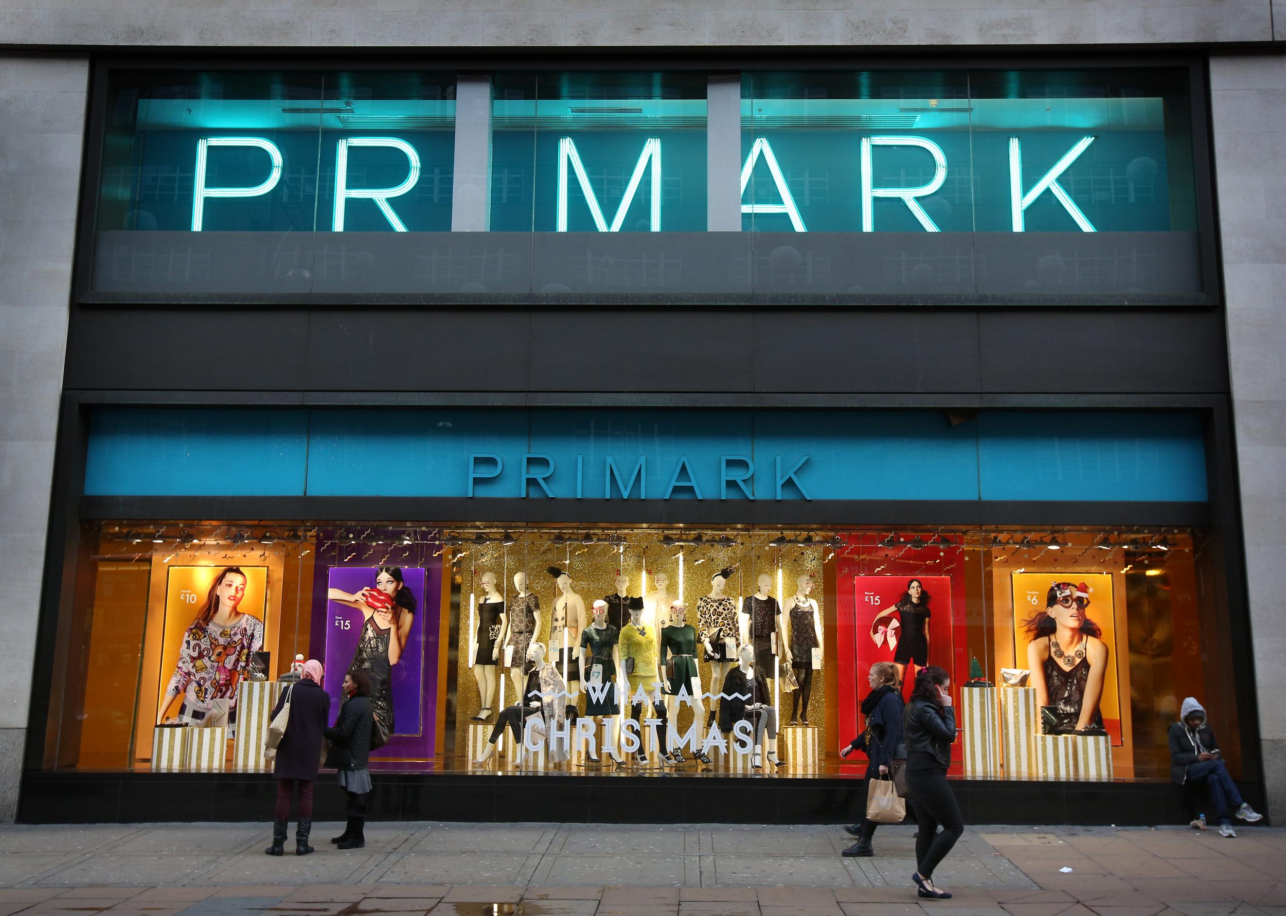 Primark's flagship store on Oxford Street on November 5, 2014 in London, England