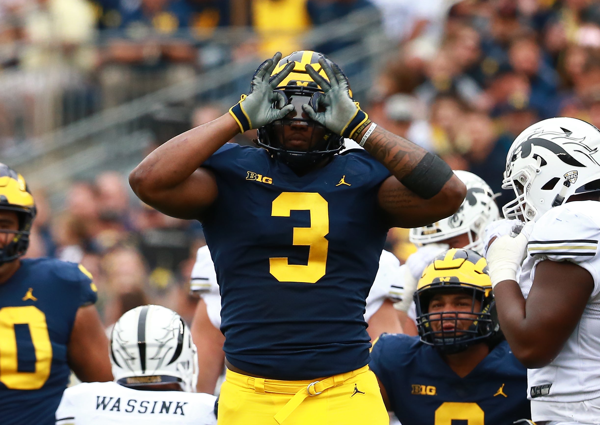 Rashan Gary is one of a pack of talented edge rushers this year