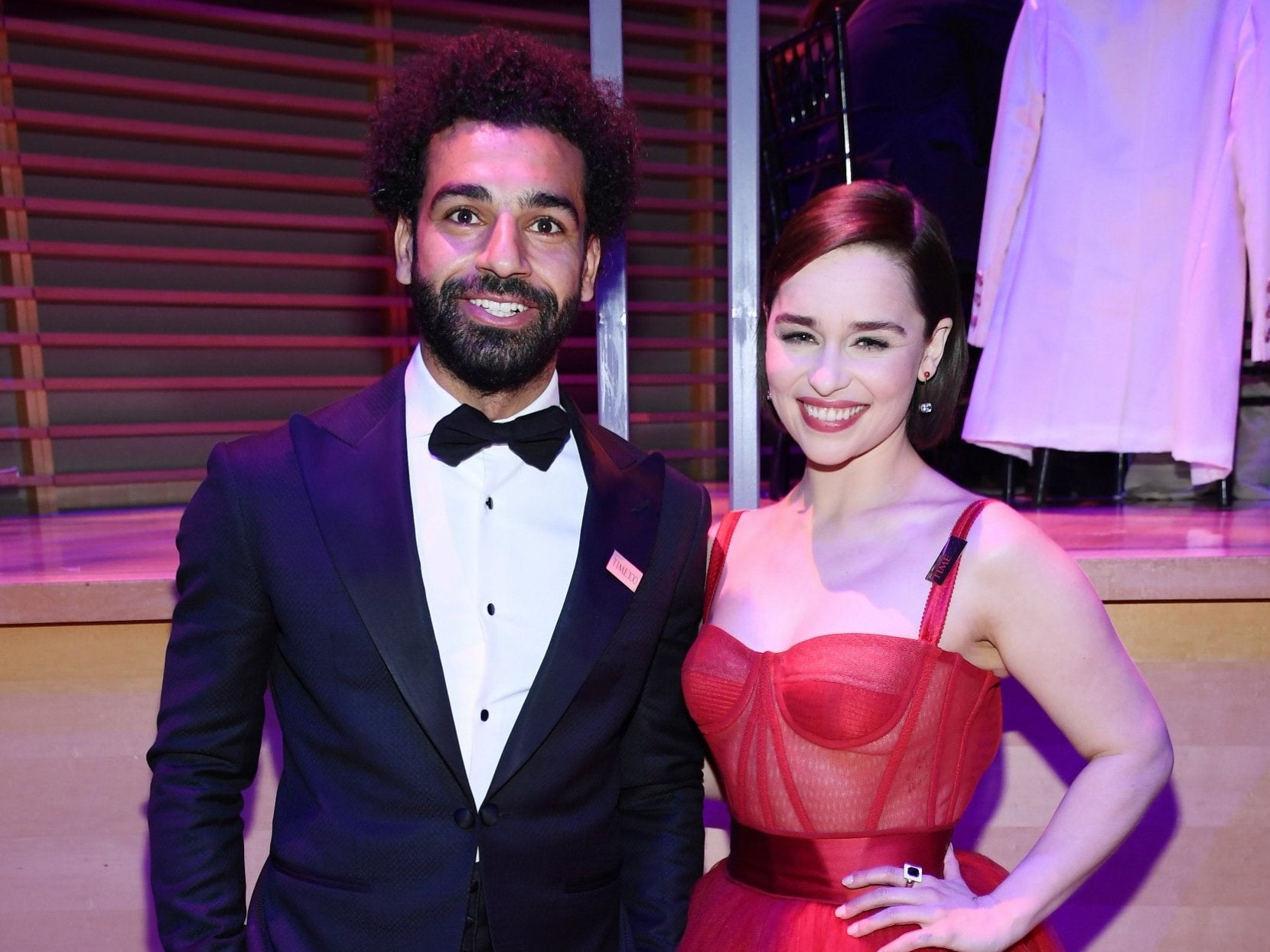 Salah and Game of Thrones star Emilia Clarke