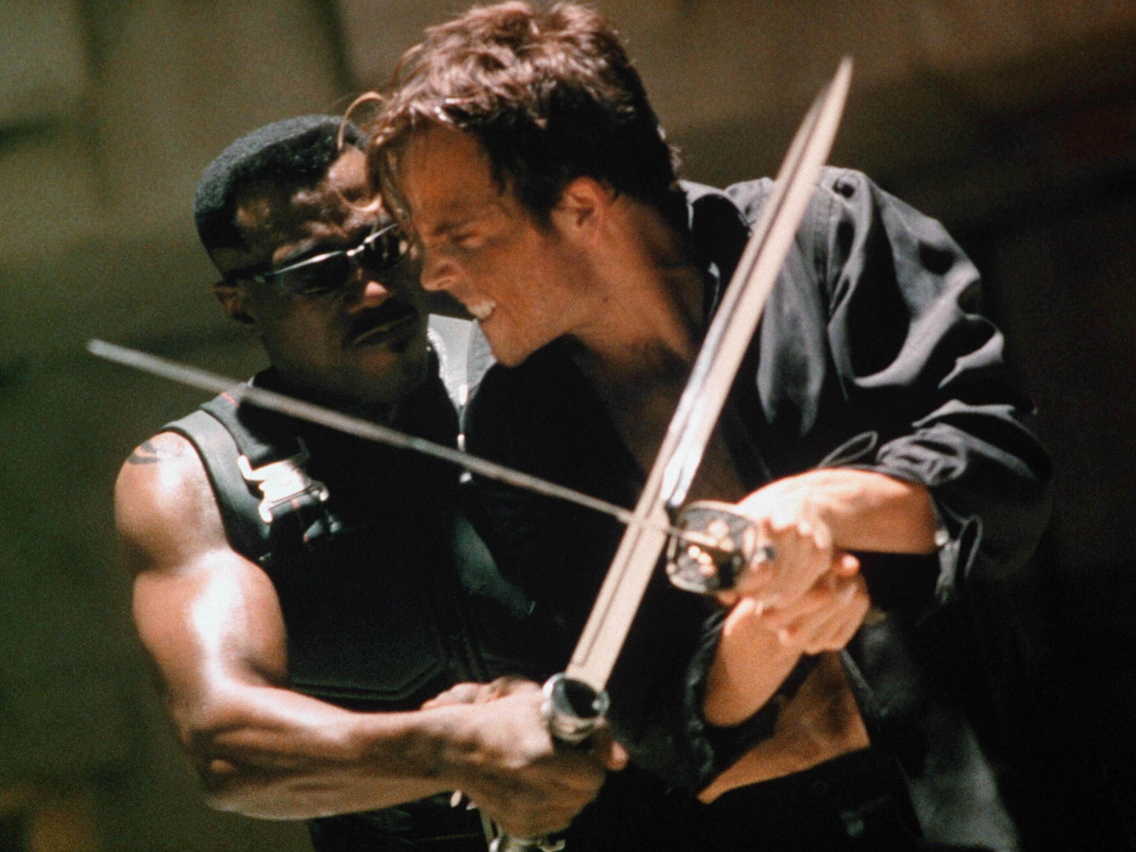 Wesley Snipes and Stephen Dorff in ‘Blade’