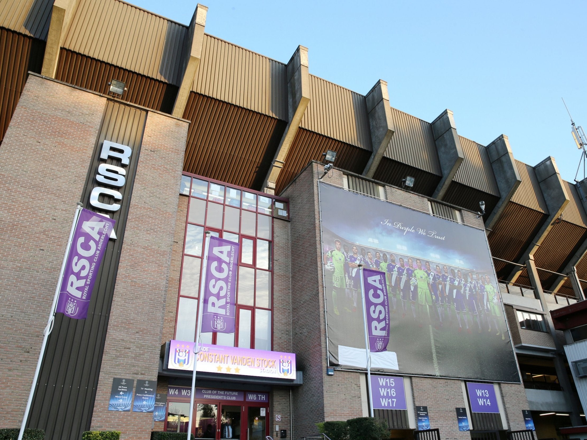 Anderlecht’s Constant Vanden Stock Stadium