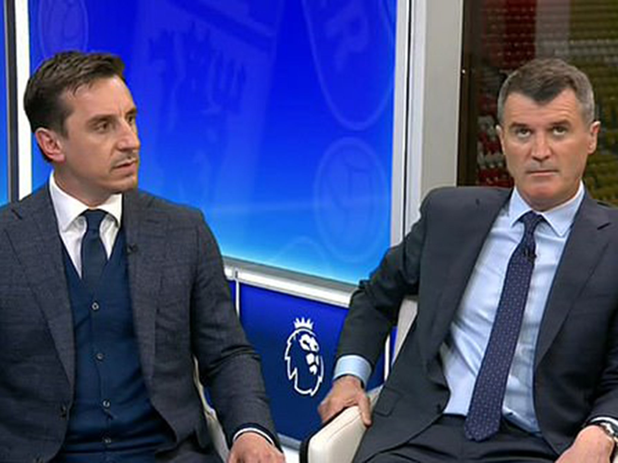 Roy Keane (right) has been a fierce critic of the France midfielder