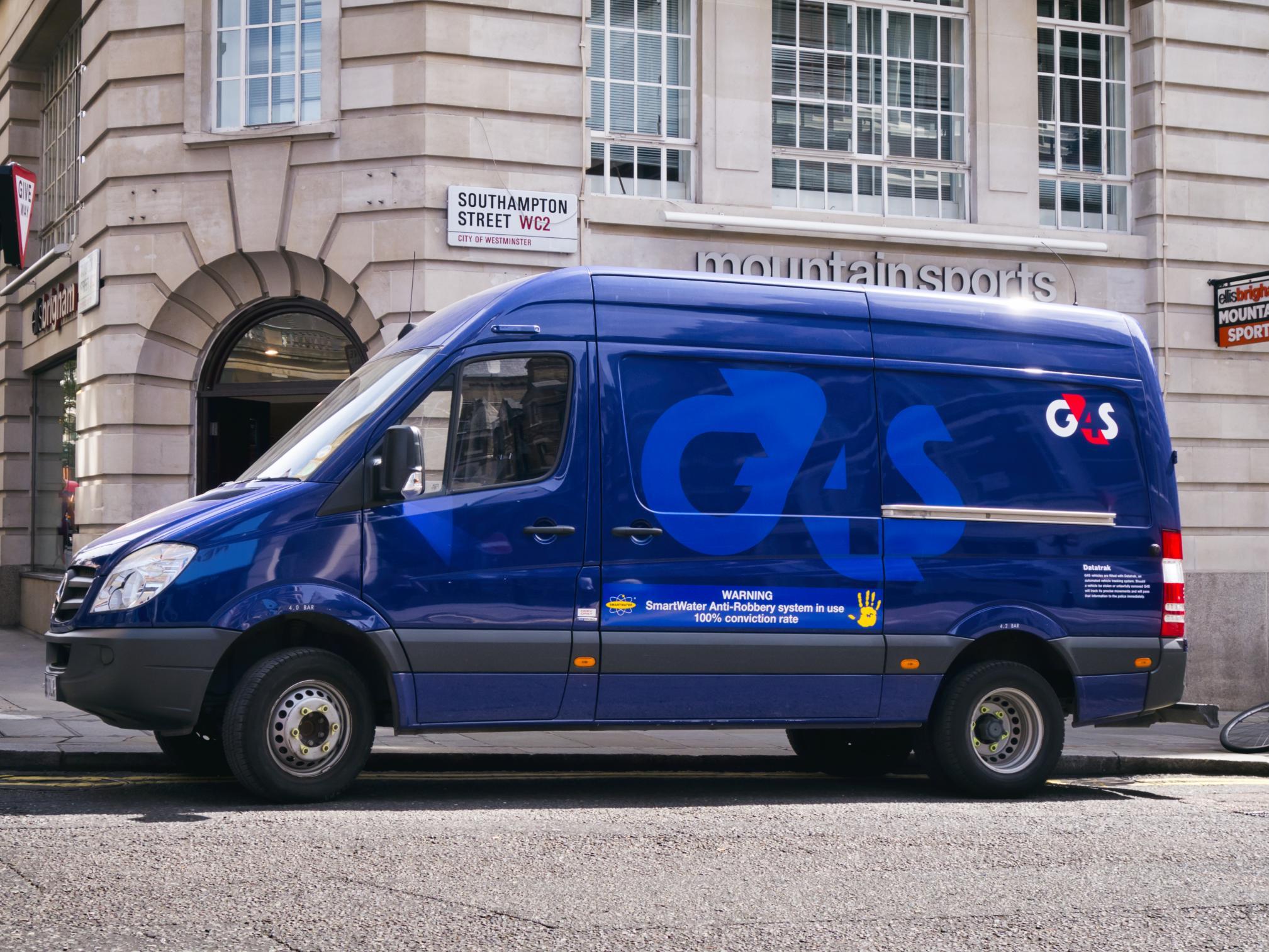 The G4S worker reportedly fled with 40 deposit boxes after abandoning the vehicle