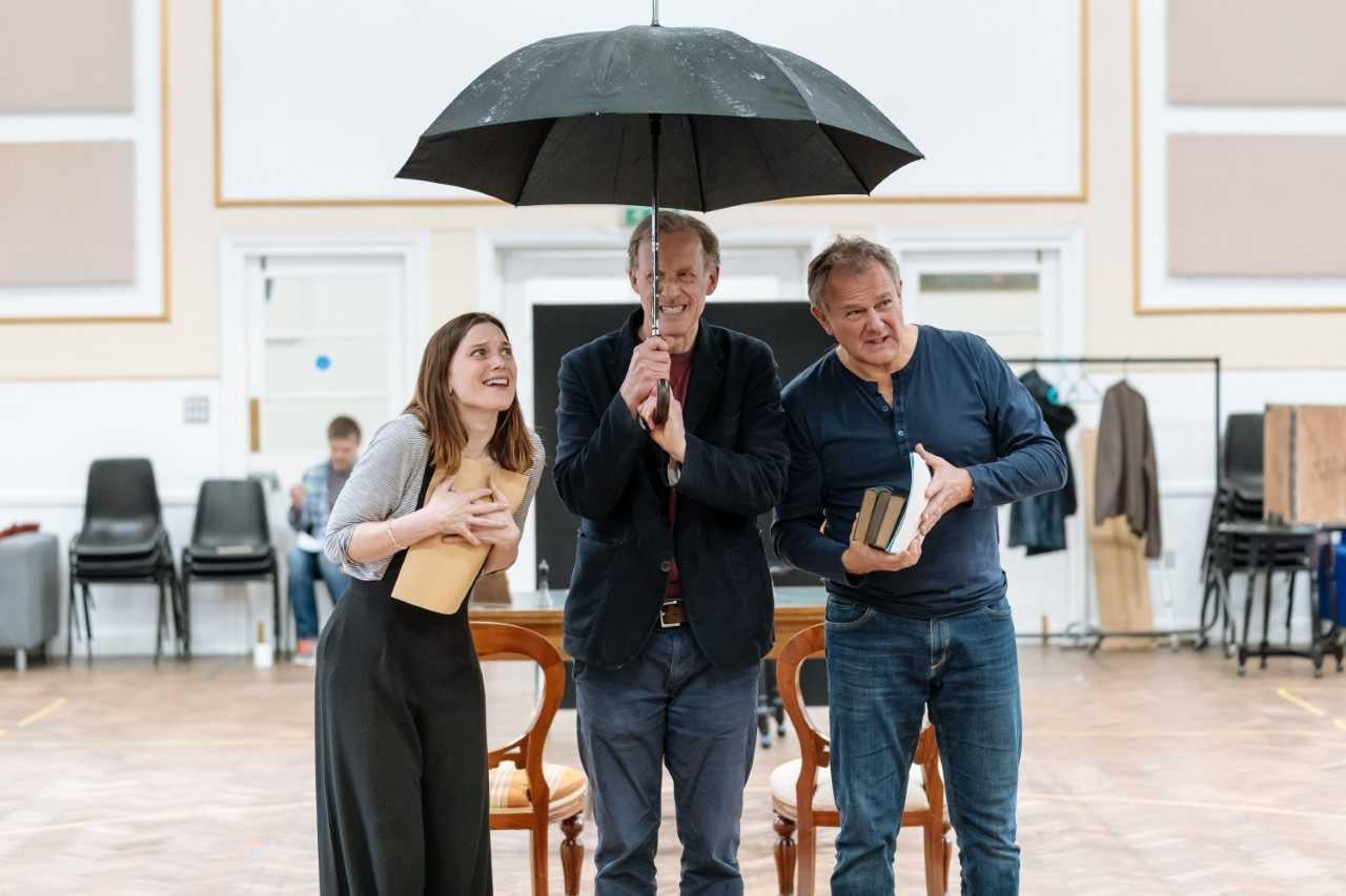 Hugh Bonneville during rehearsals for ‘Shadowlands’