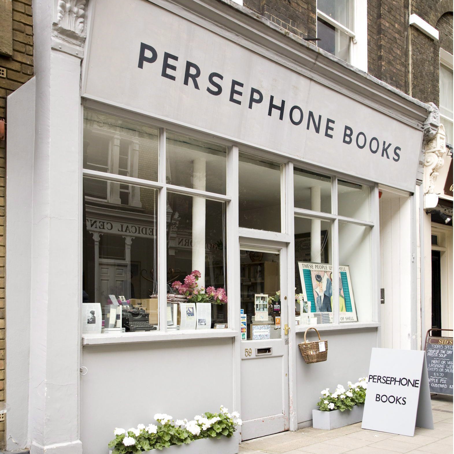 Persephone Books is located on Lamb's Conduit Street in London