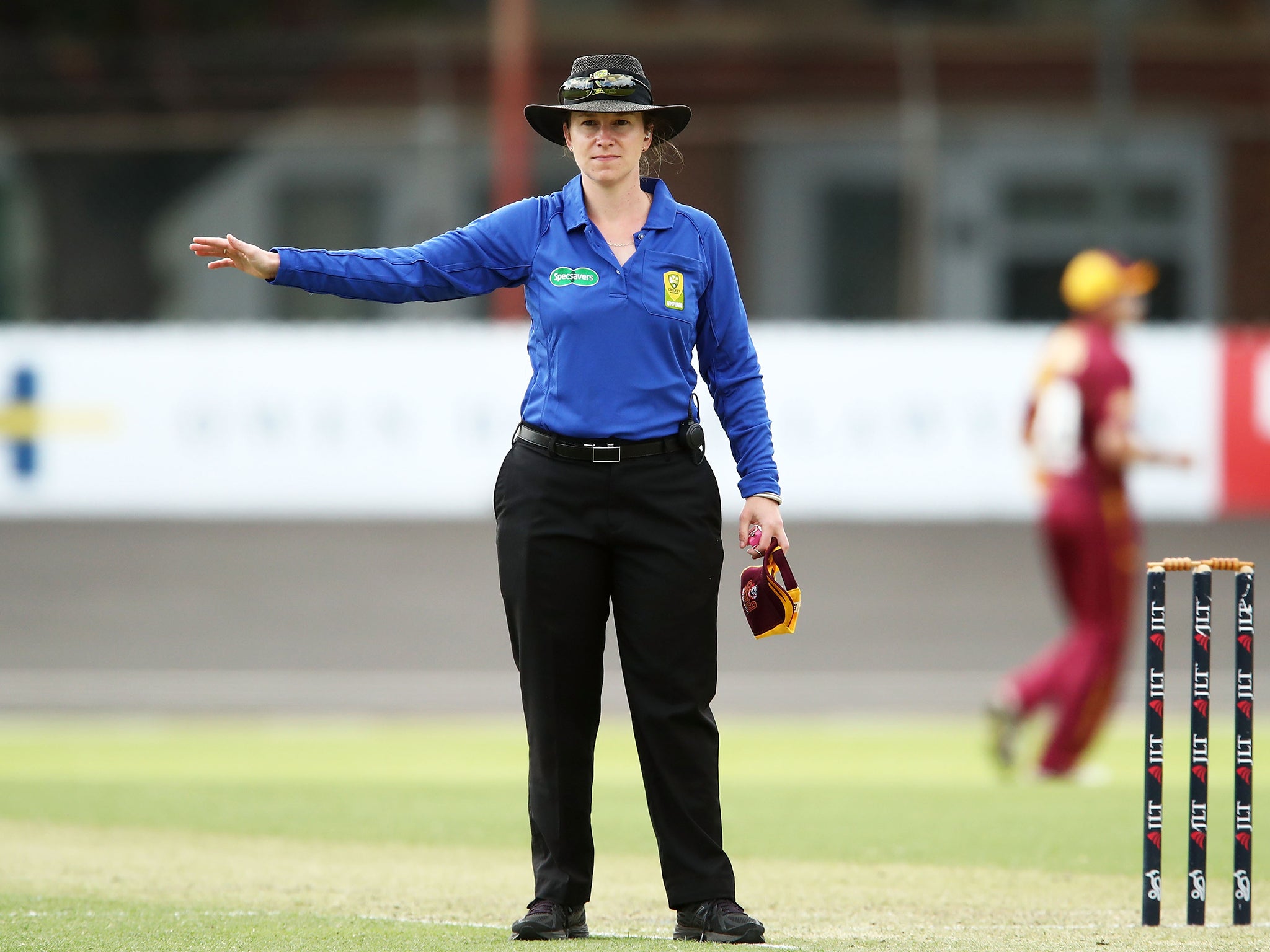 Claire Polosak will take charge of Namibia's match against Oman