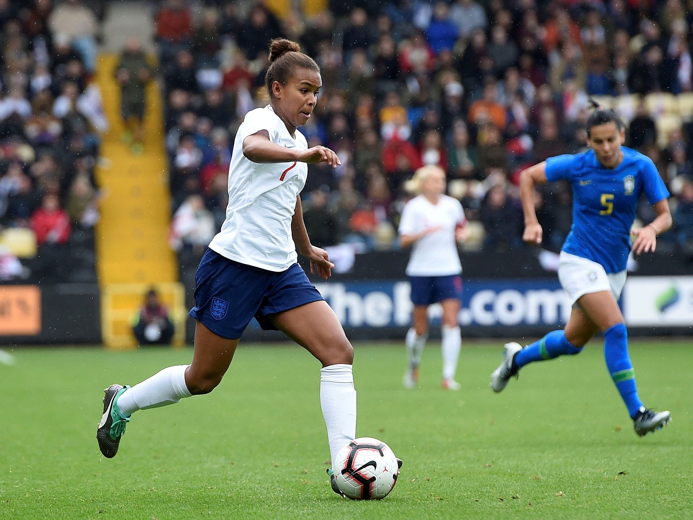 Parris was also praised for her international form at the SheBelieves Cup