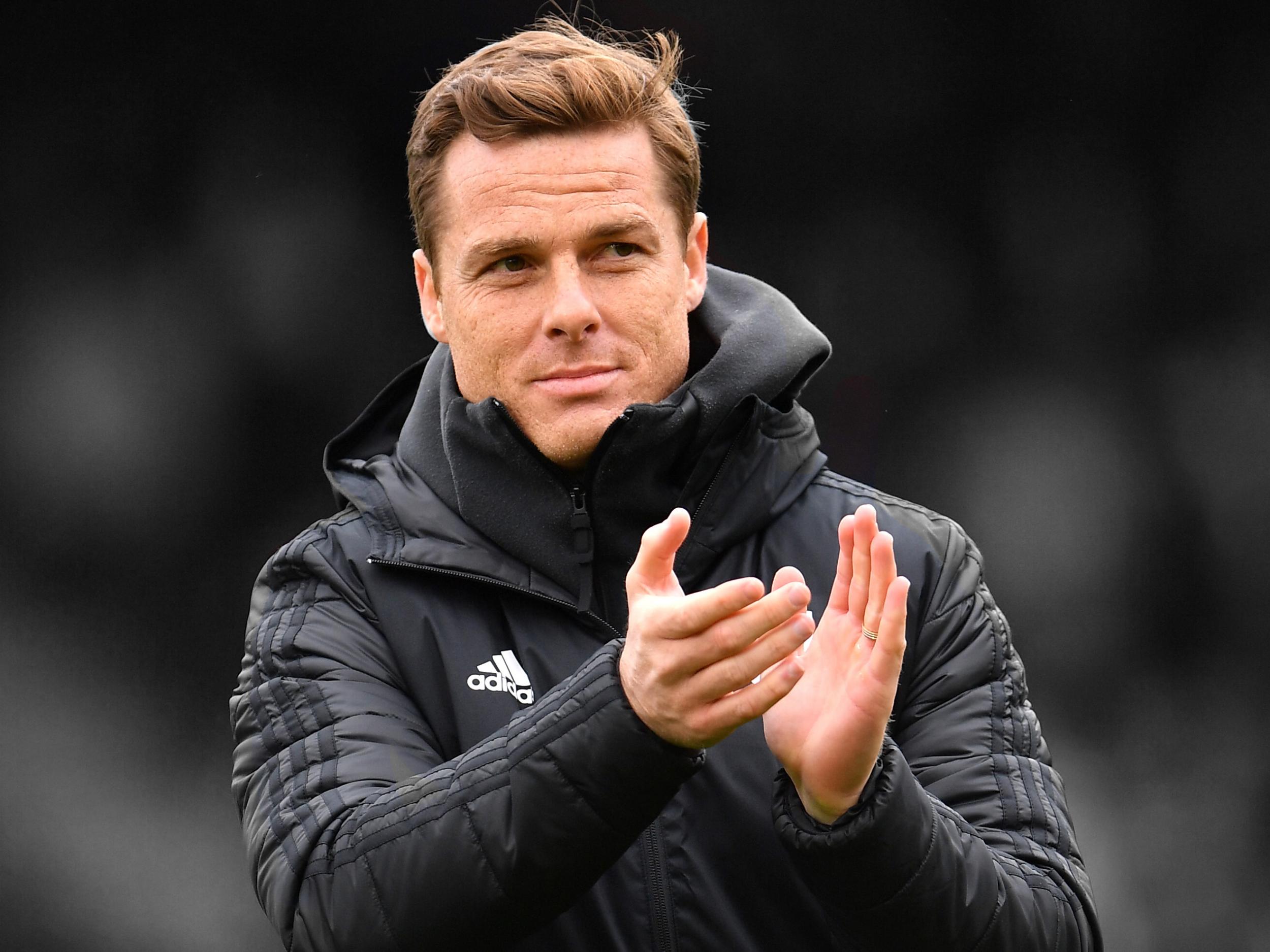 Scott Parker applauds the Fulham fans