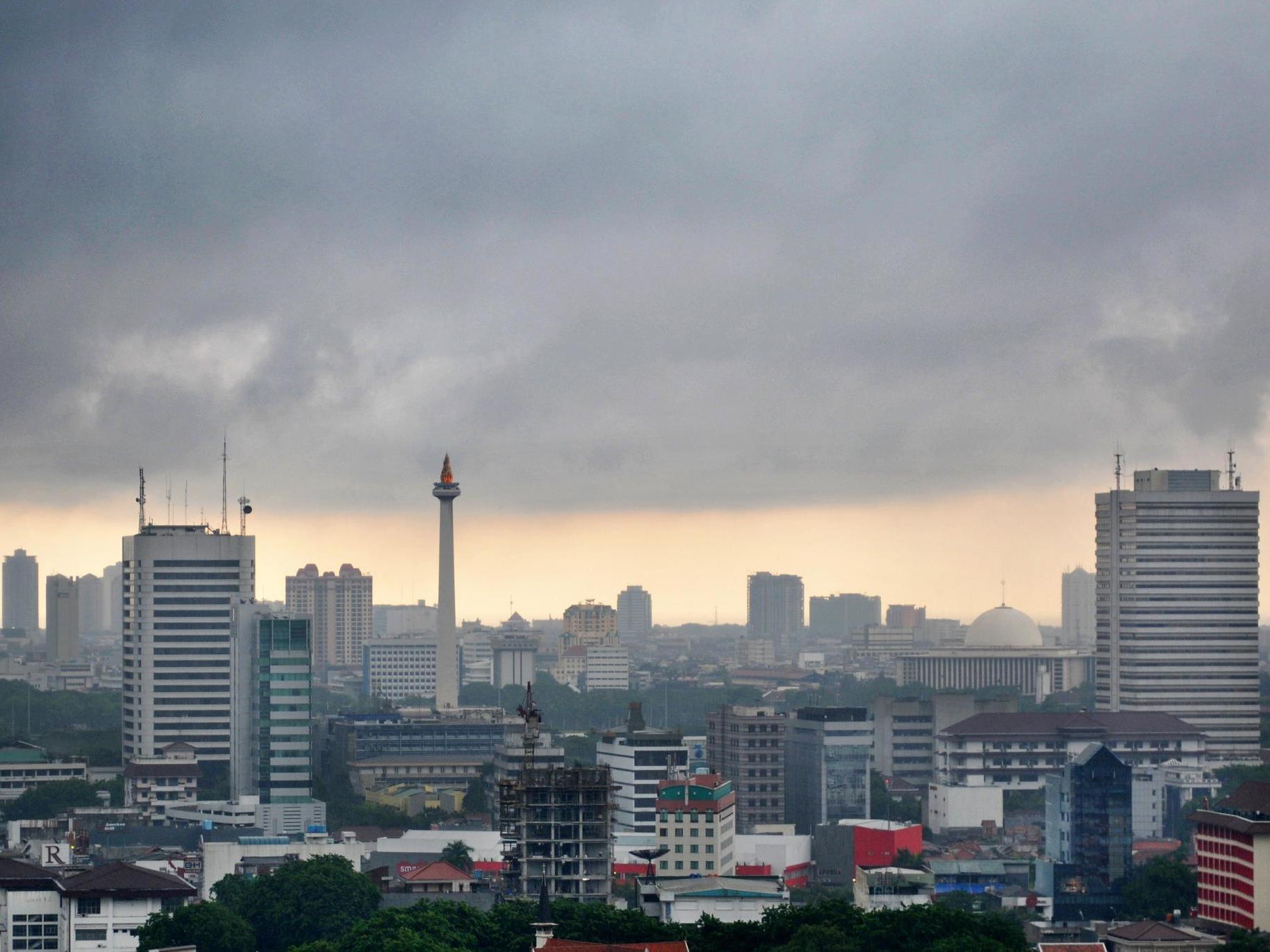 Jakarta's skyline.