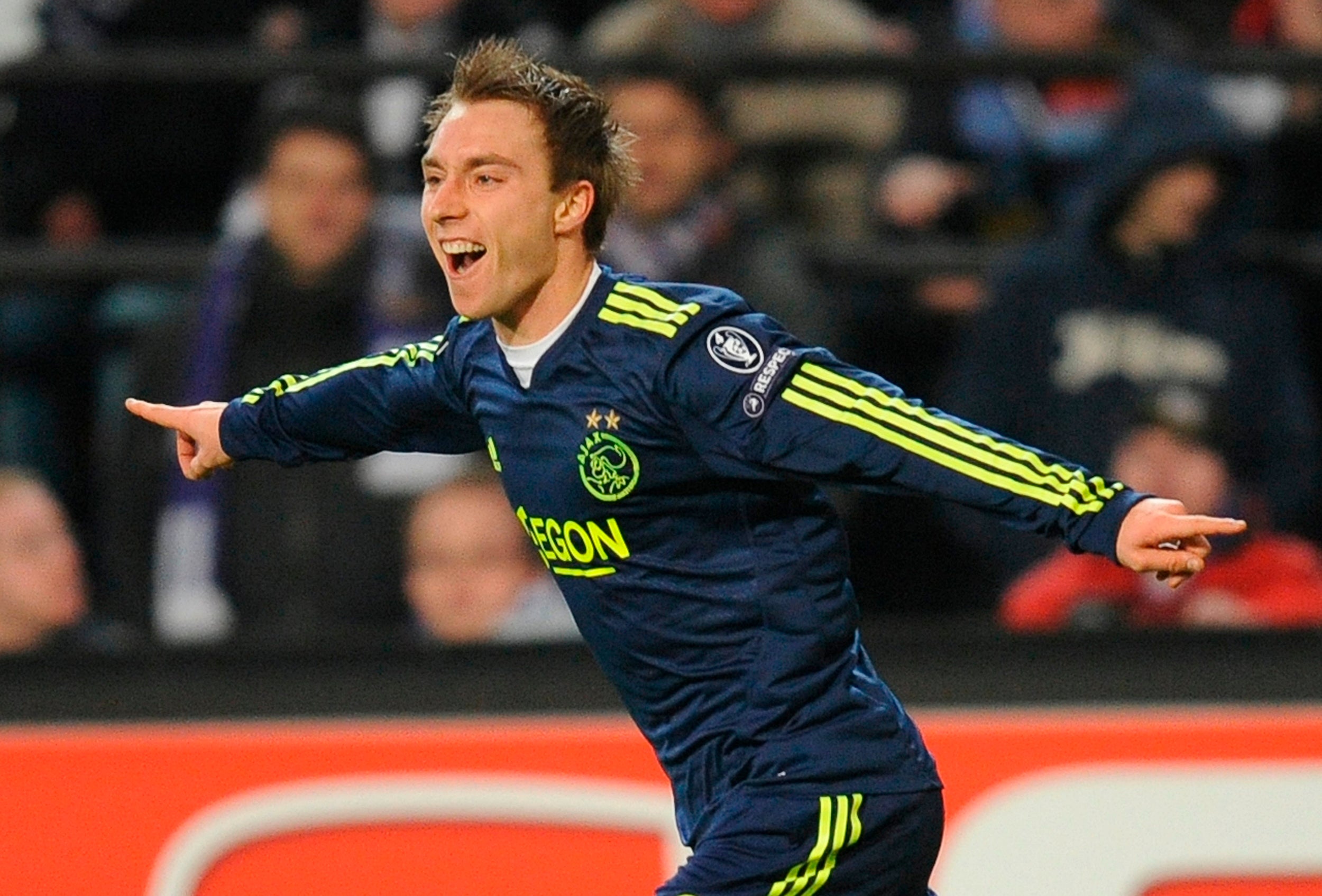 Christian Eriksen's rise to fame came in a Champions League showdown with AC Milan