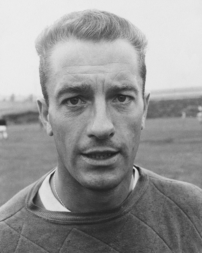 Chalmers at a training session in May 1967, 13 days before his goal won the European Cup final in Lisbon