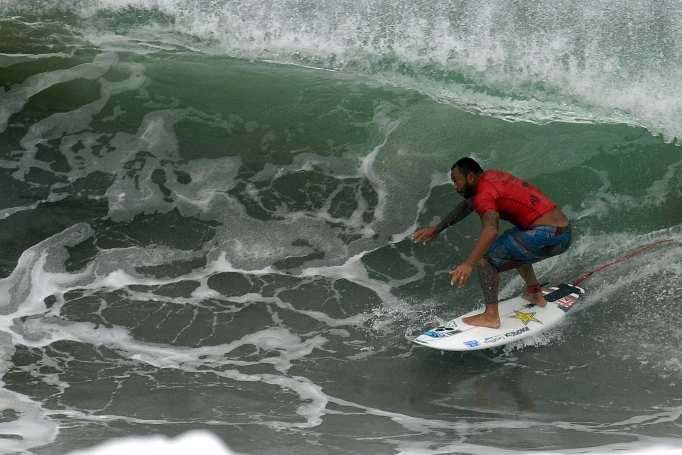 Sunny Garcia competing in 2012