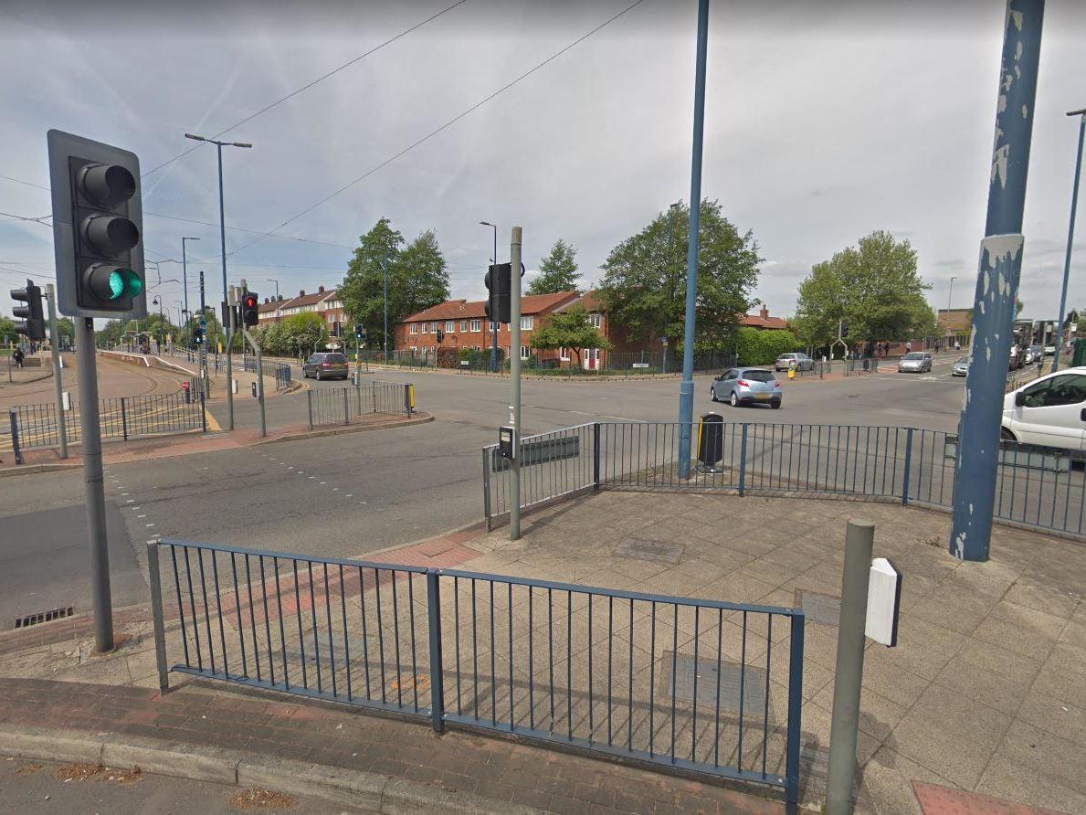 Junction of Eccles New Road and Langworthy Road in Salford