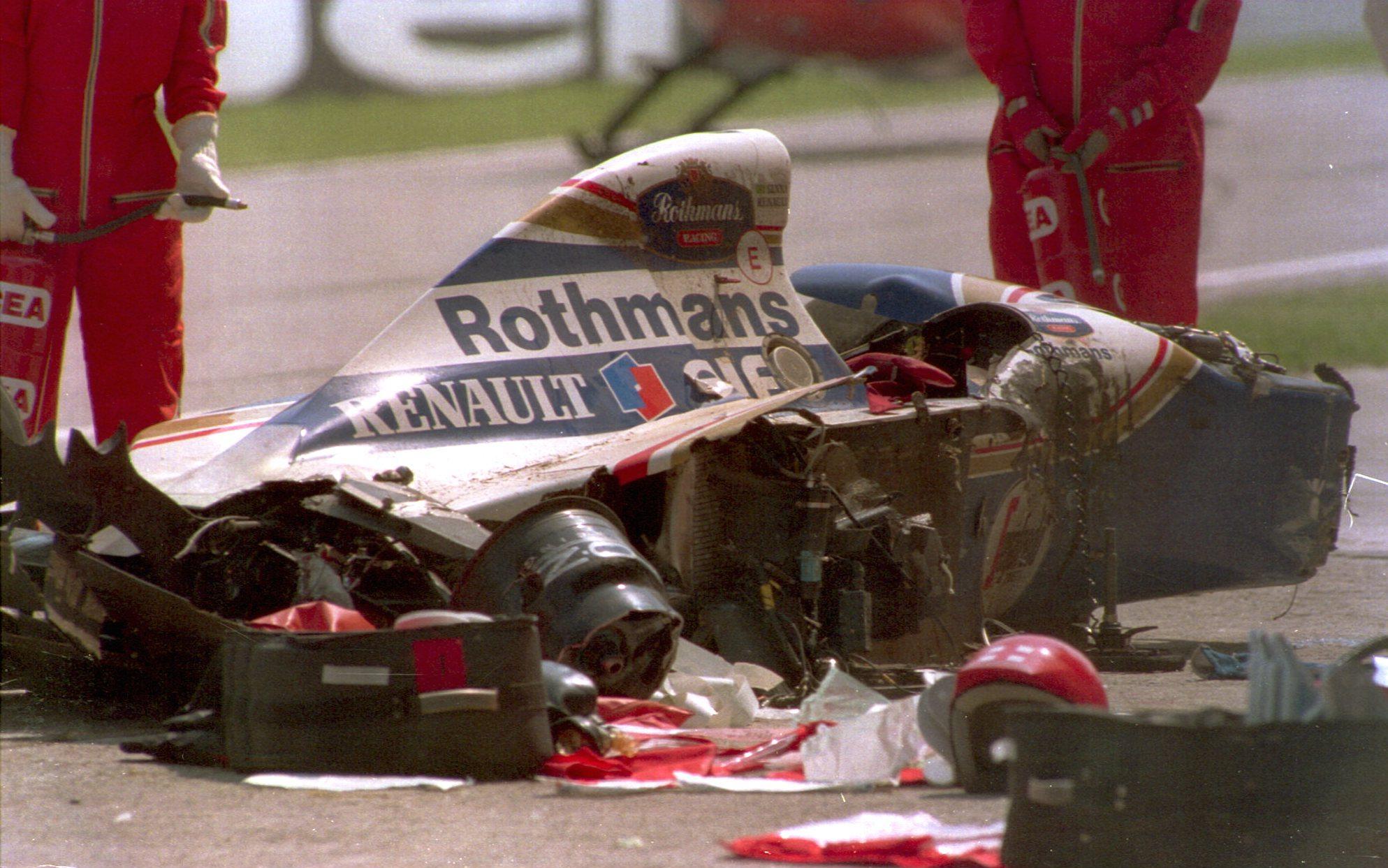 To this day Frank Williams will not talk about the crash that killed Senna (Getty)