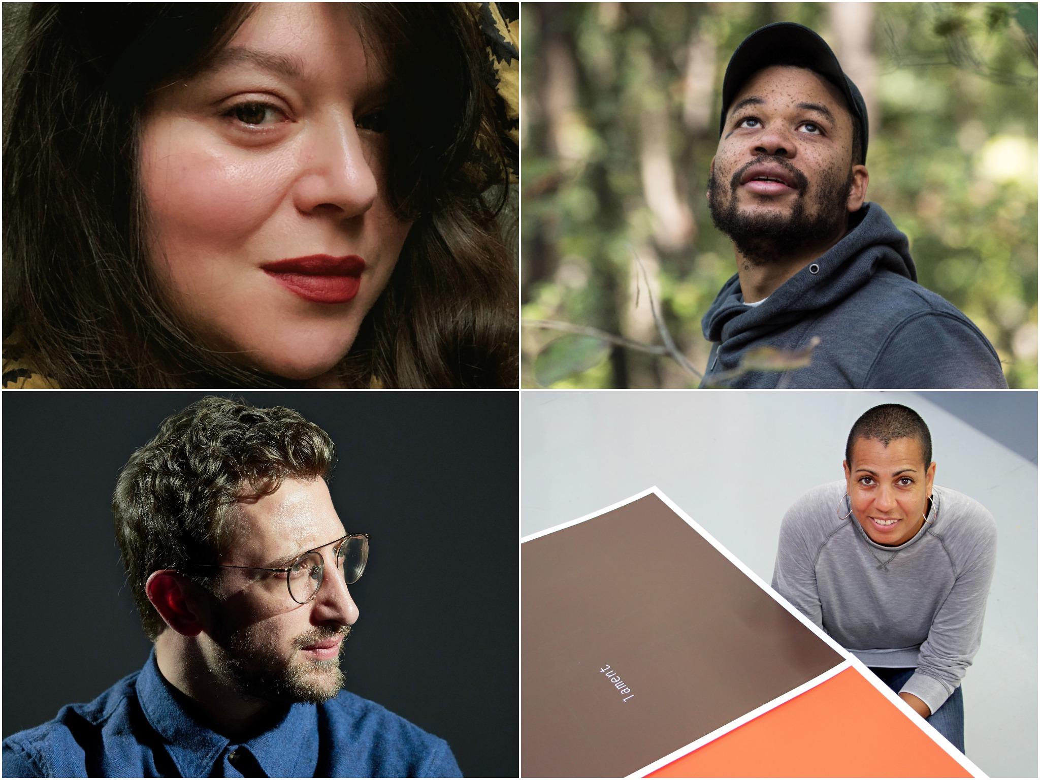 Clockwise from left to right: Tai Shani, Oscar Murillo, Helen Cammock and Lawrence Abu Hamdan