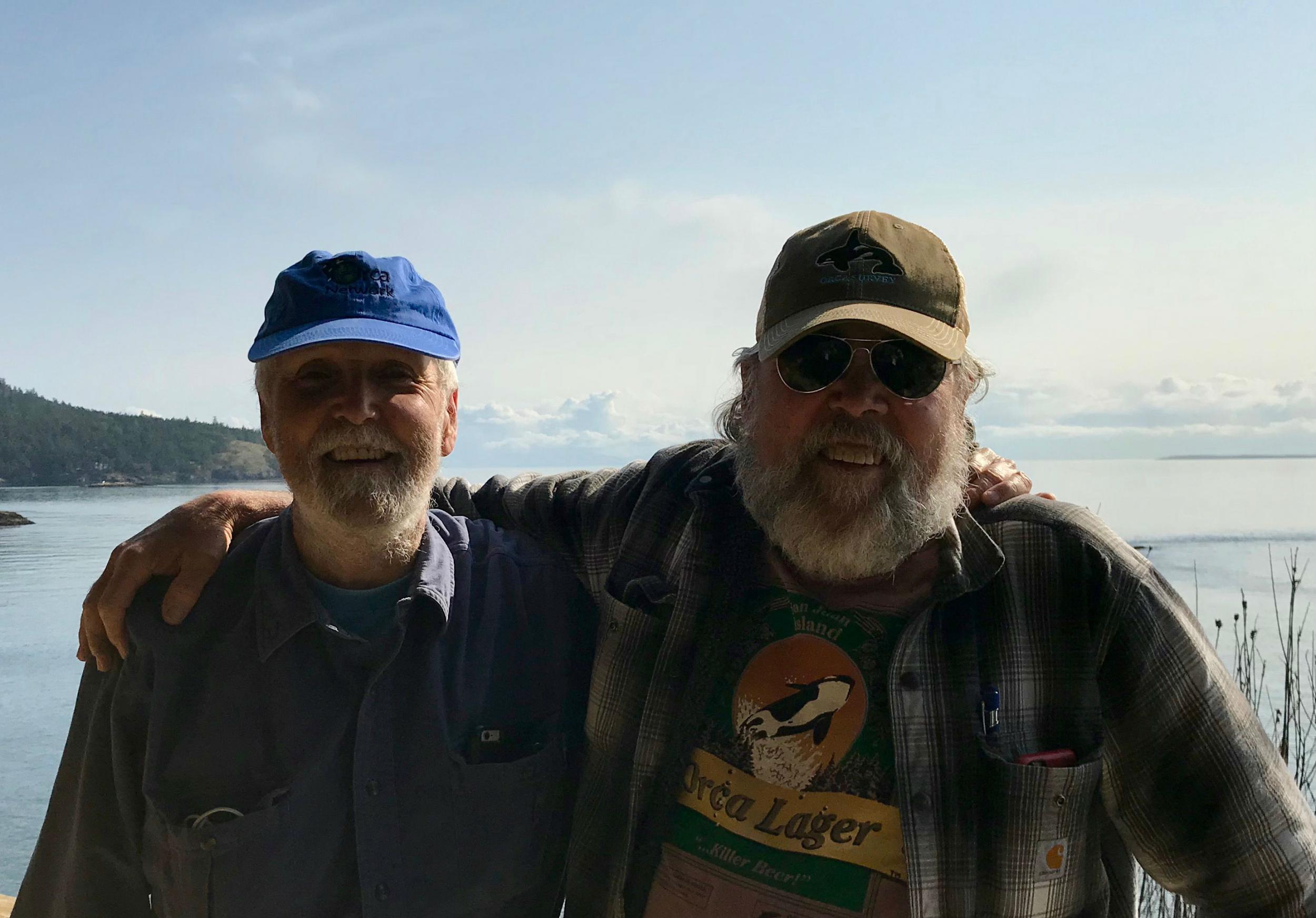 Howard Garrett and Ken Balcomb are two naturalists fighting to preserve the orcas’ habitat