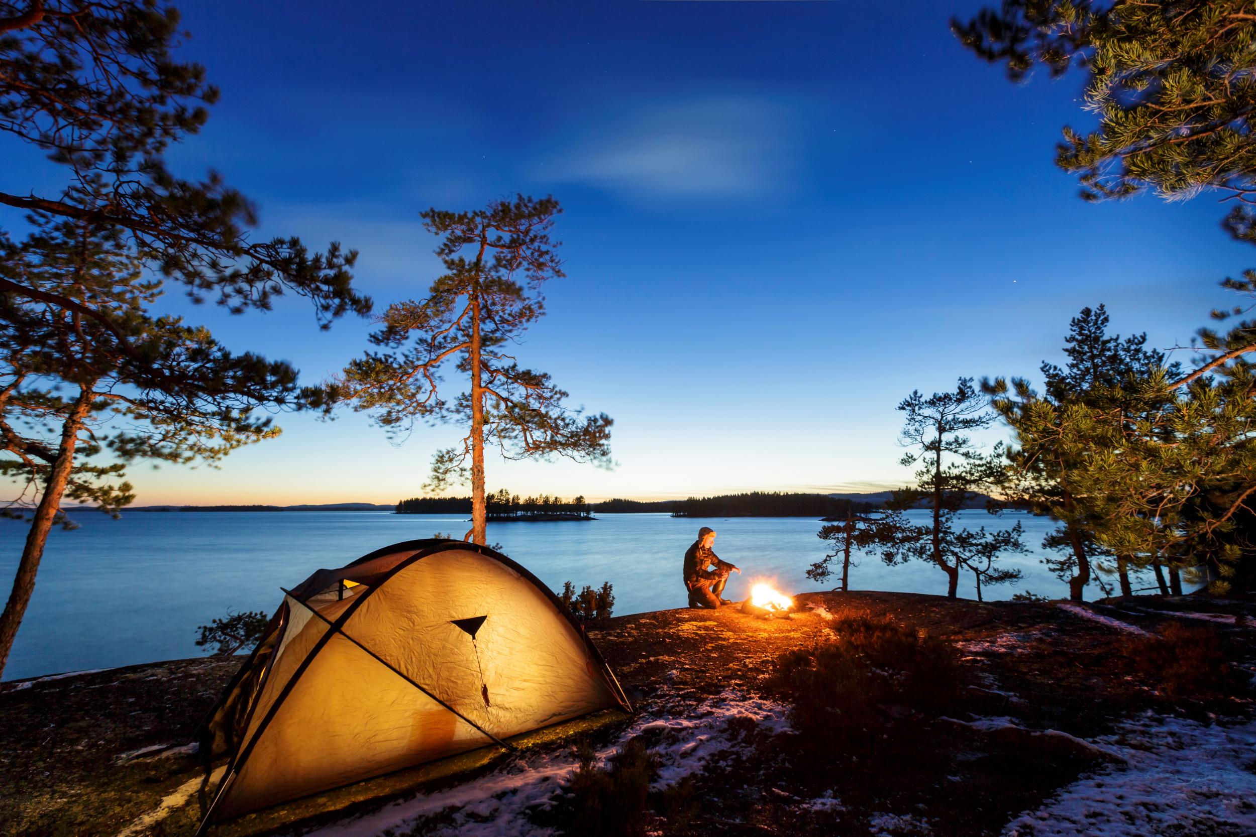 Land of the midnight sun during the summer months