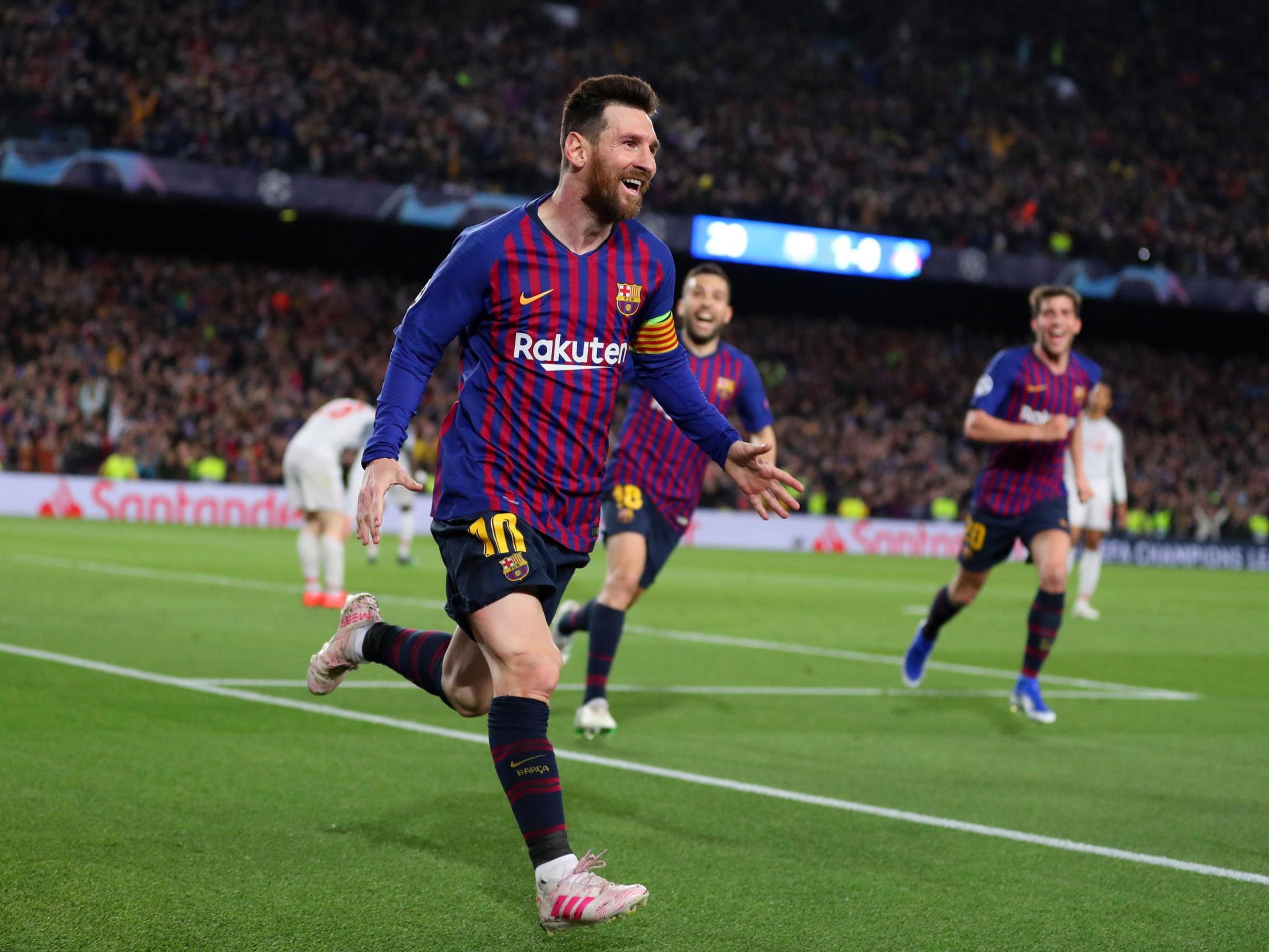 Messi's two second-half goals were decisive