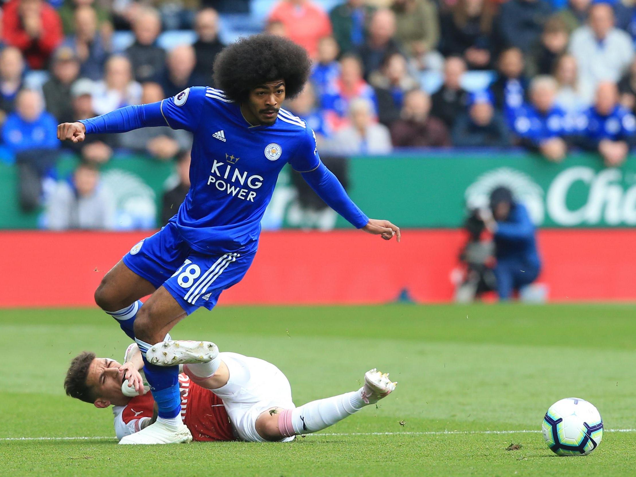 Hamza Choudhury in action against Arsenal last weekend