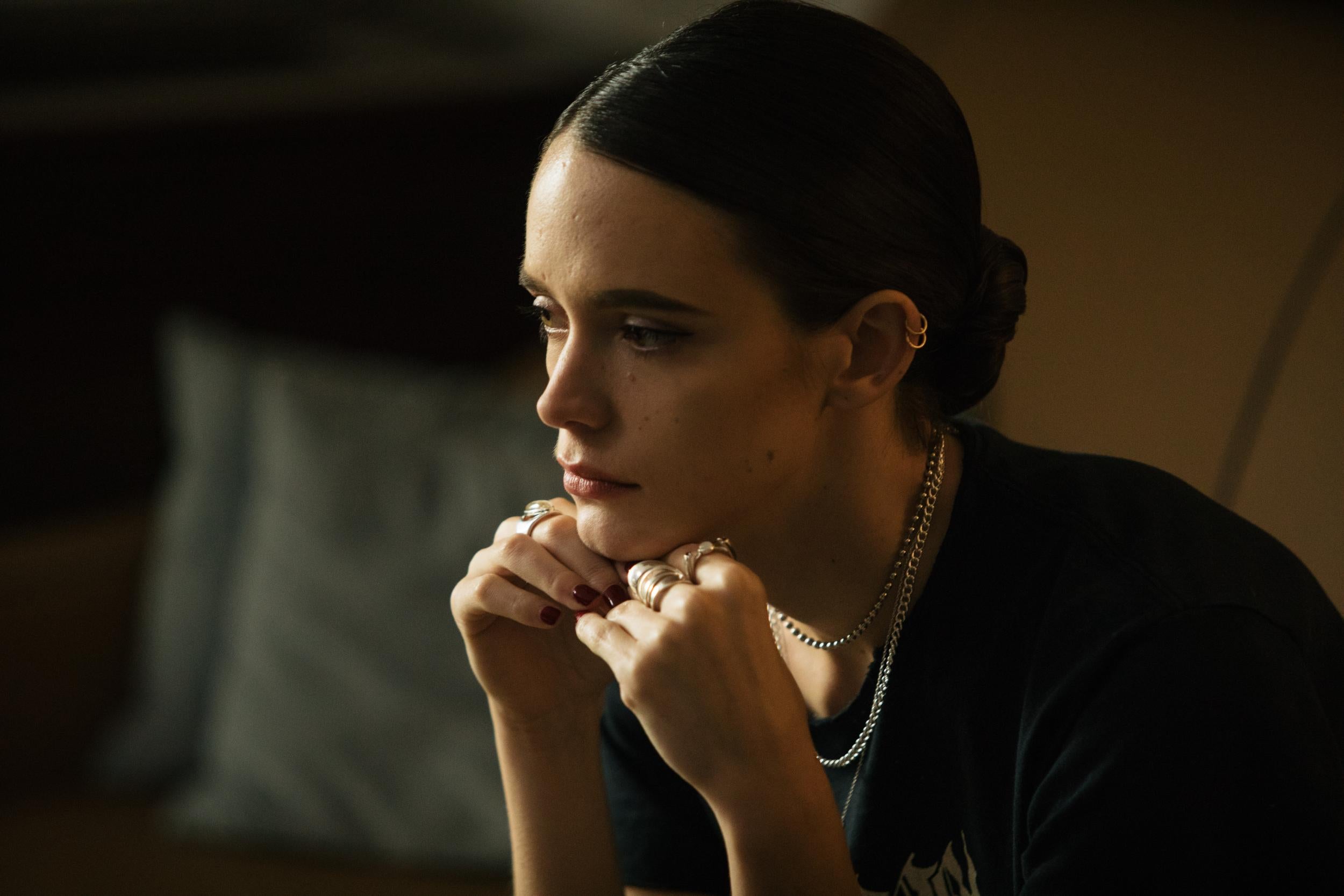 Stacy Martin as Eleanor in ‘Vox Lux’