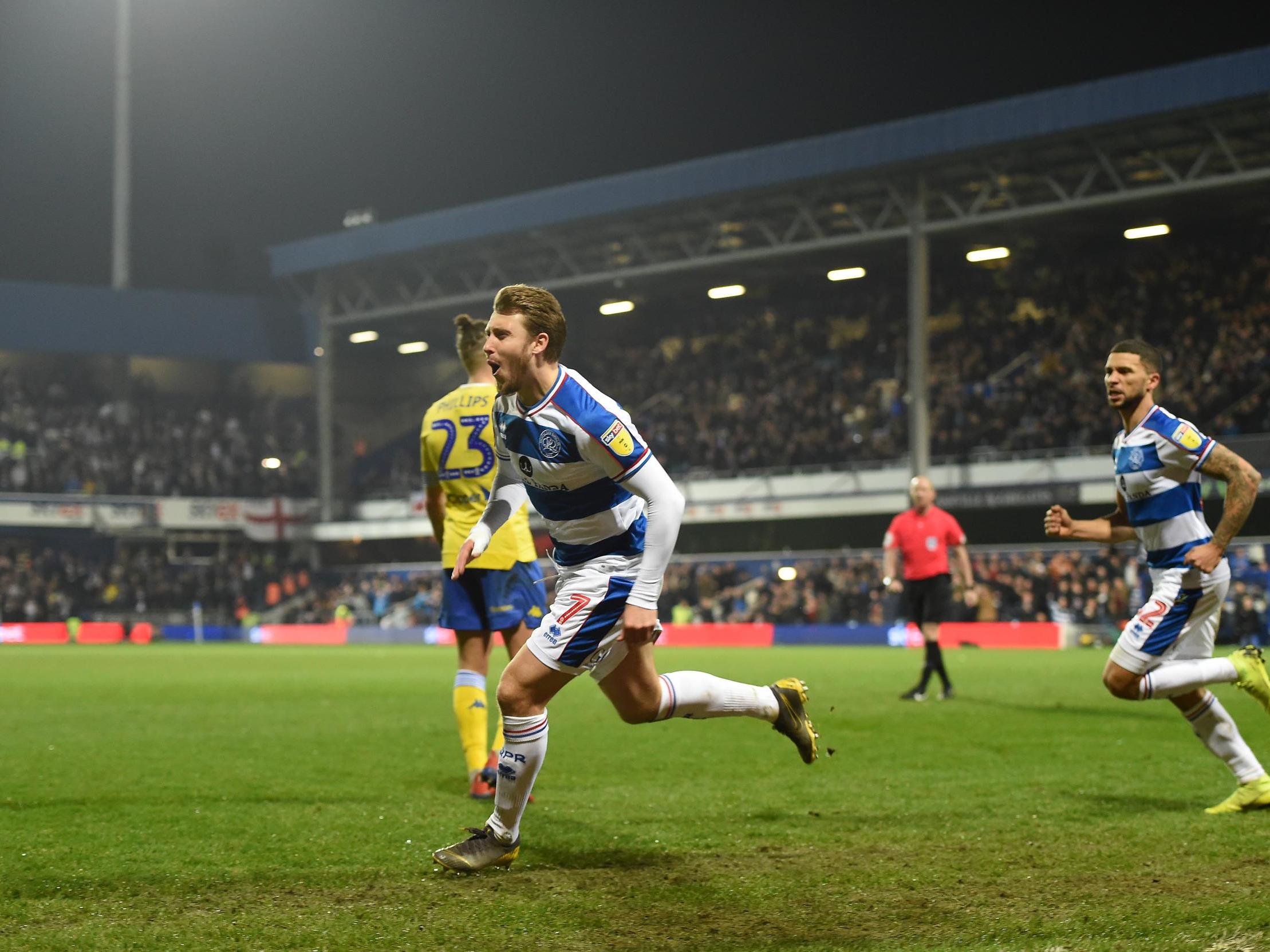 Freeman celebrates scoring against Leeds