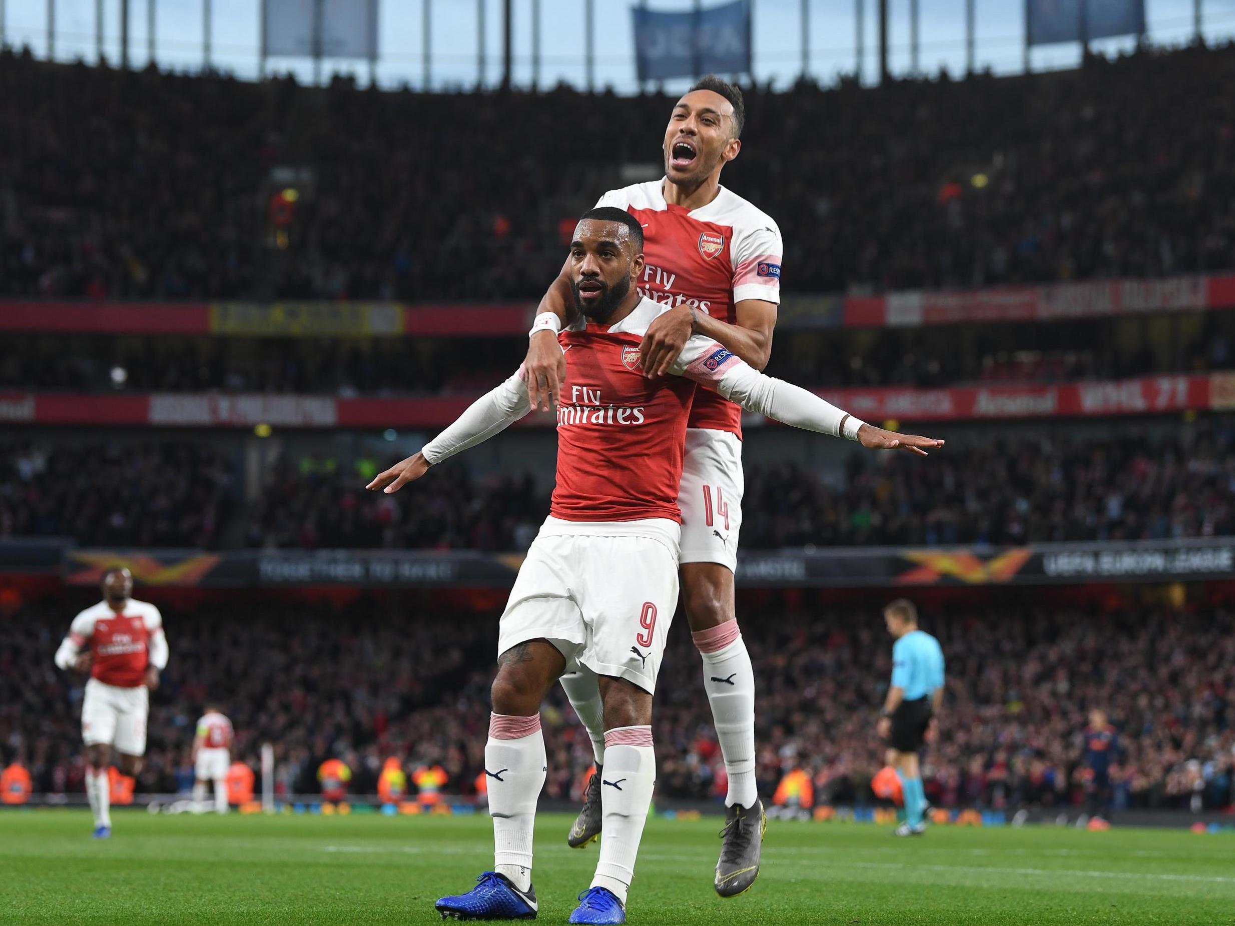 Lacazette celebrates equalising