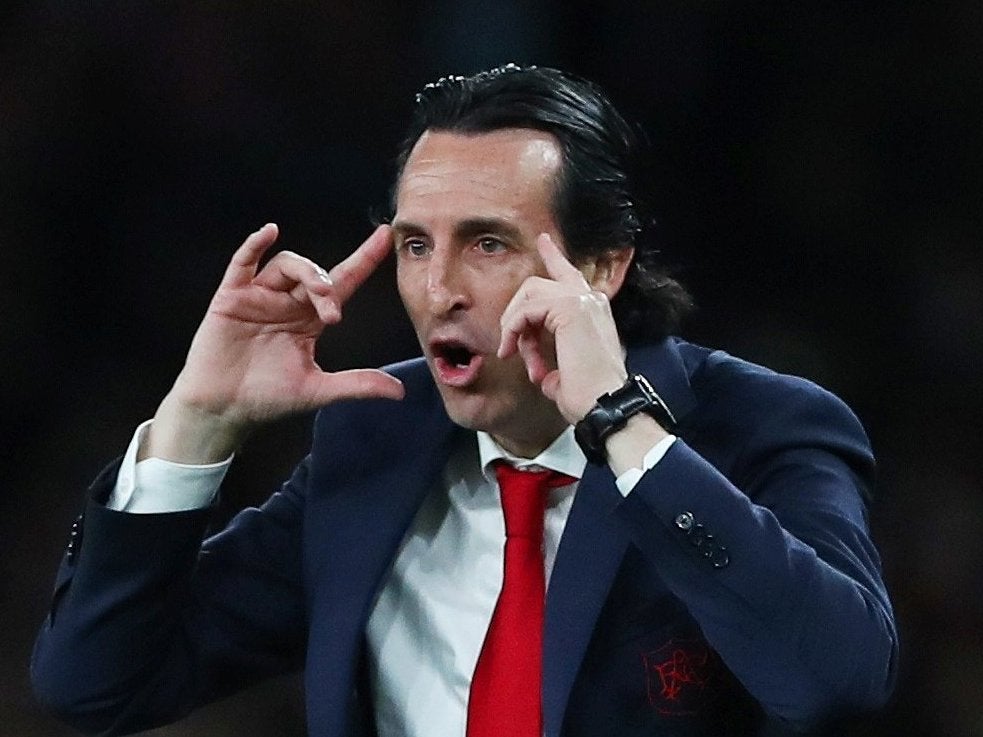 Unai Emery is not taking the first leg lead for granted