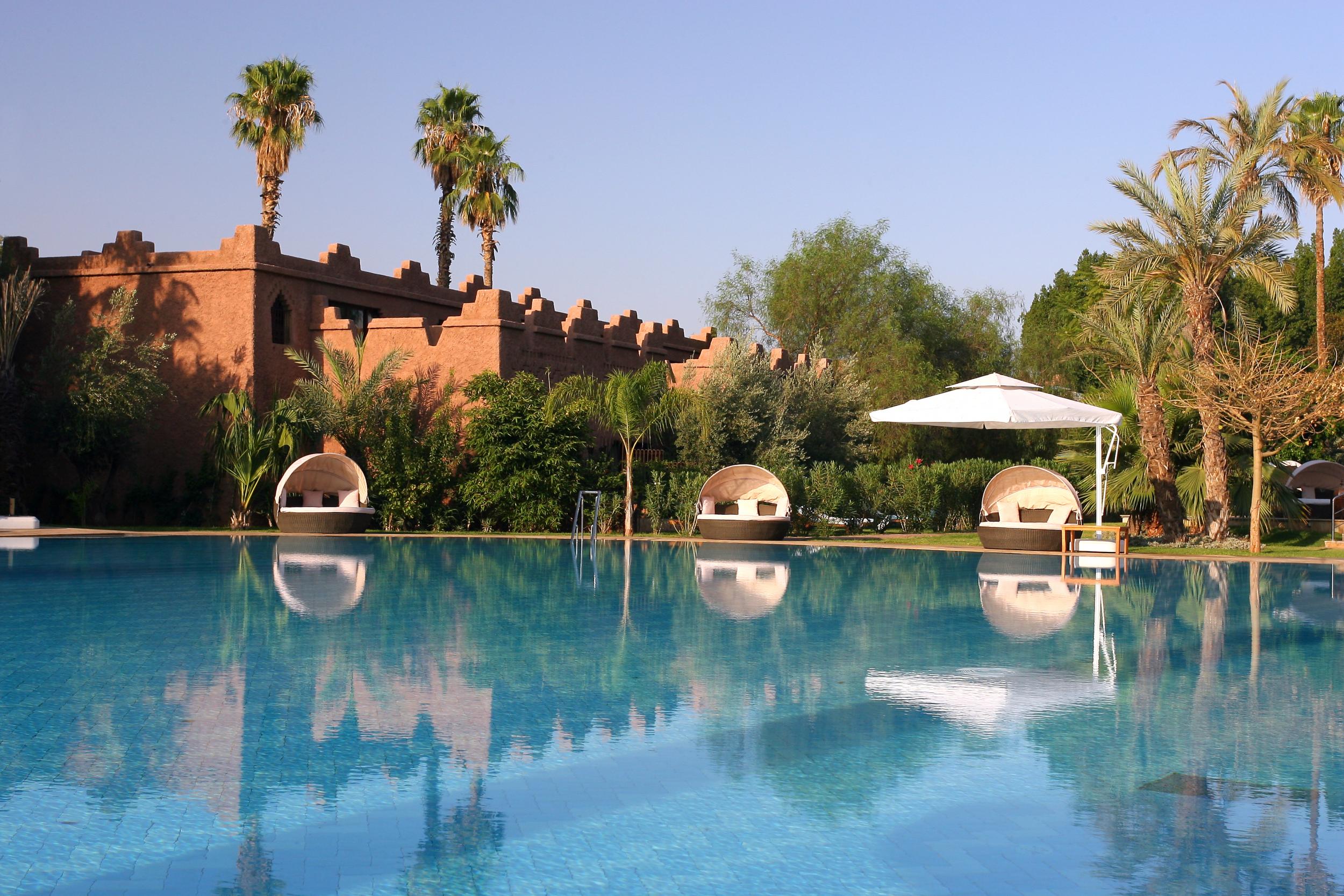 Kids young and old will love the collection of lagoons, swimming pools and exotic gardens at Es Saadi Marrakech Resort