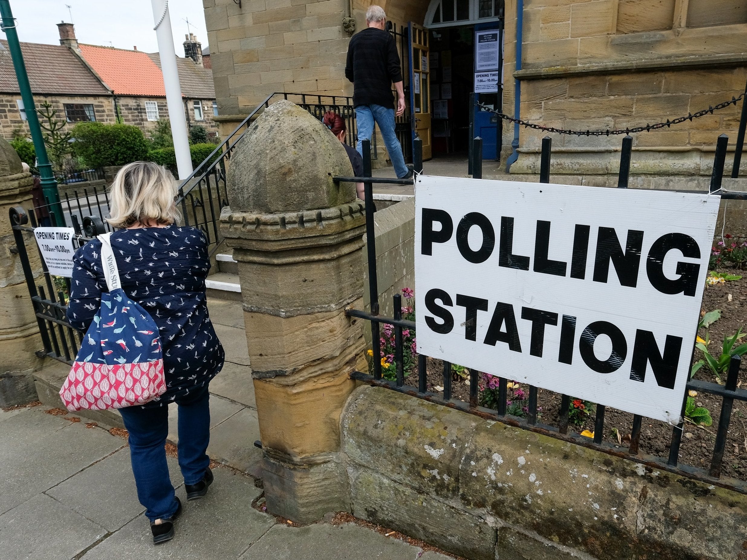 Blind people cannot use the tactile voting device to help them vote without assistance, according to the claimant