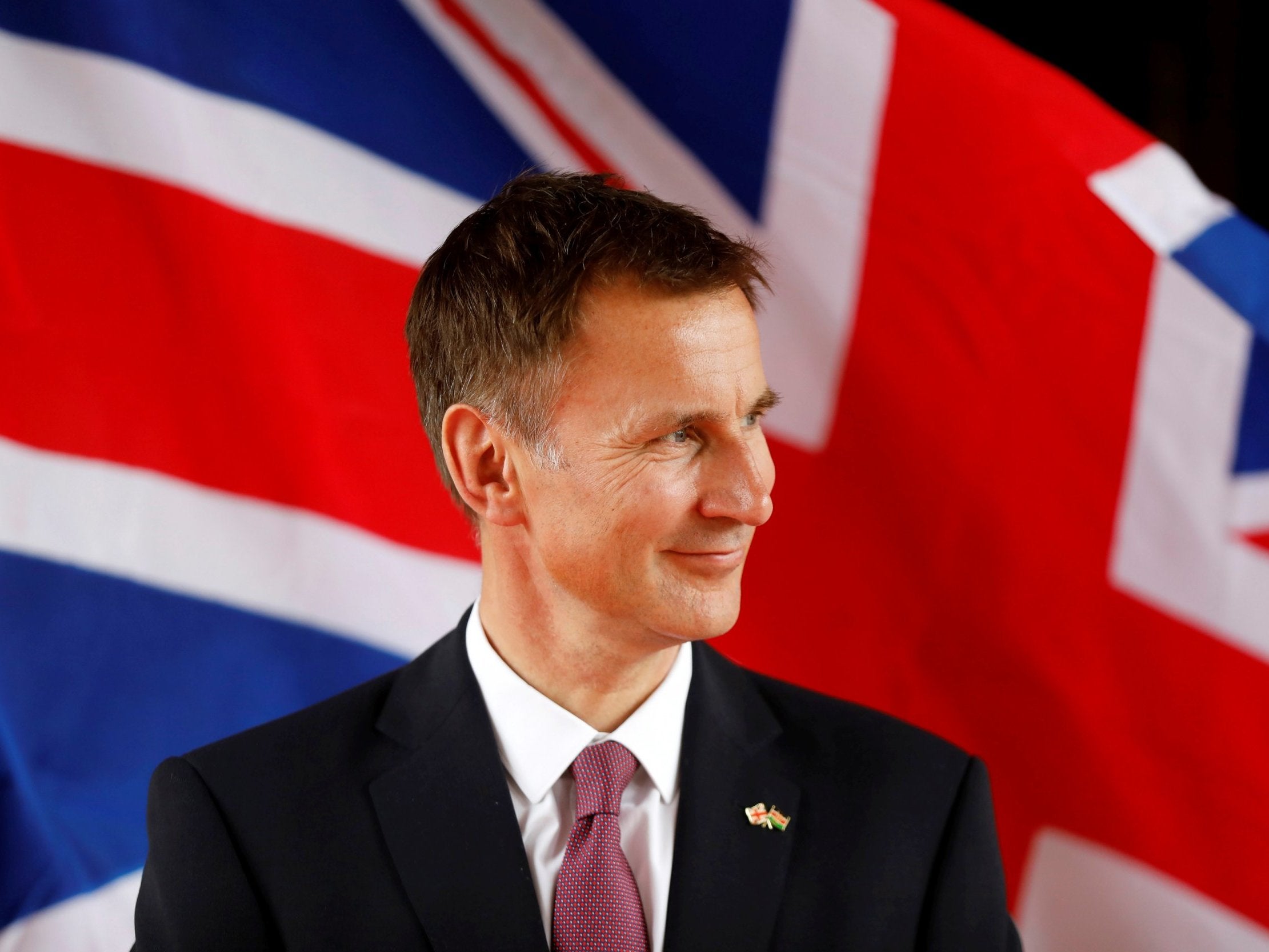 Red, white and blue flag, green Tory. Jeremy Hunt is the 133rd Tory MP to join the Conservative Environment Network