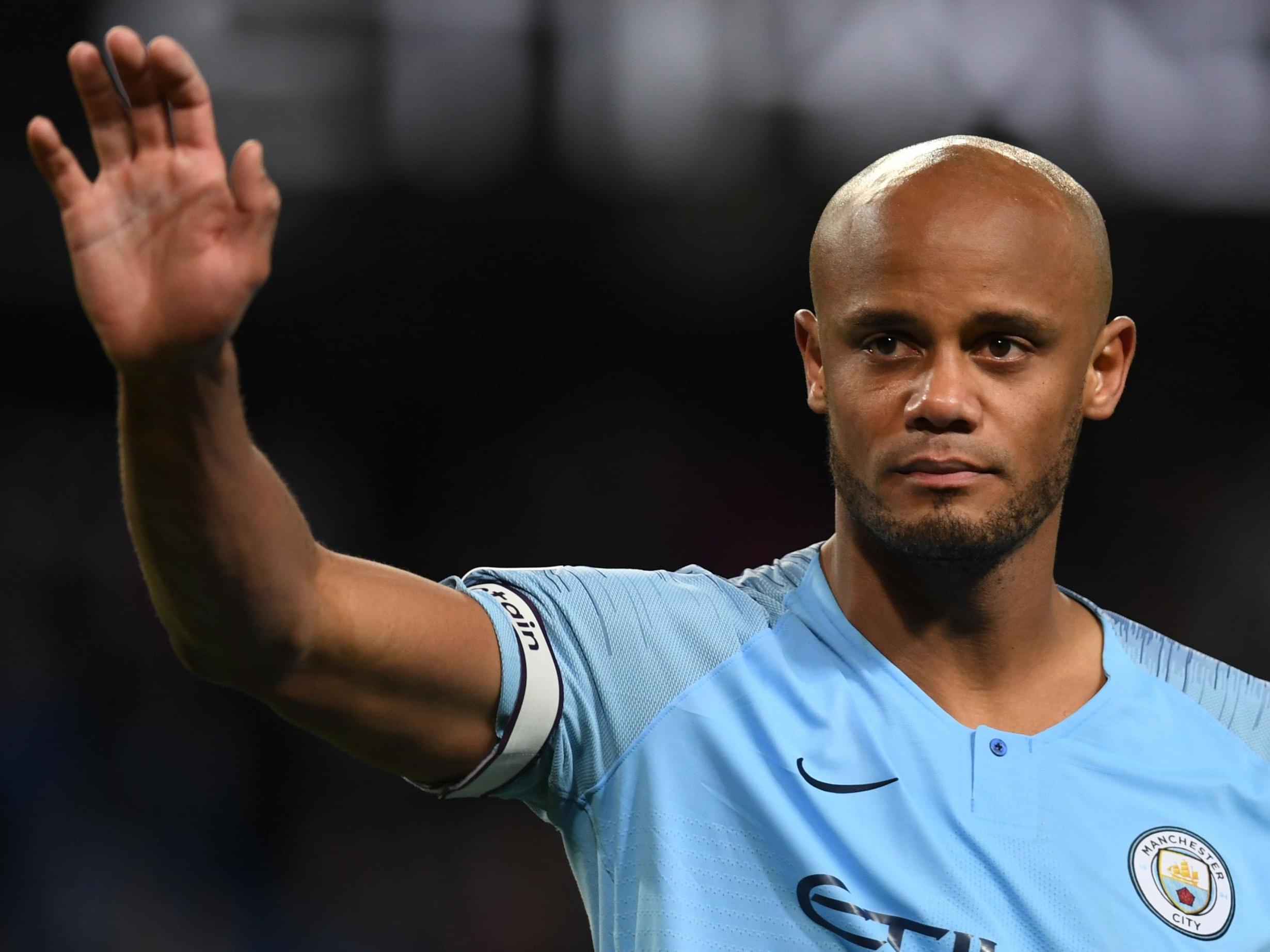 Manchester City captain Vincent Kompany