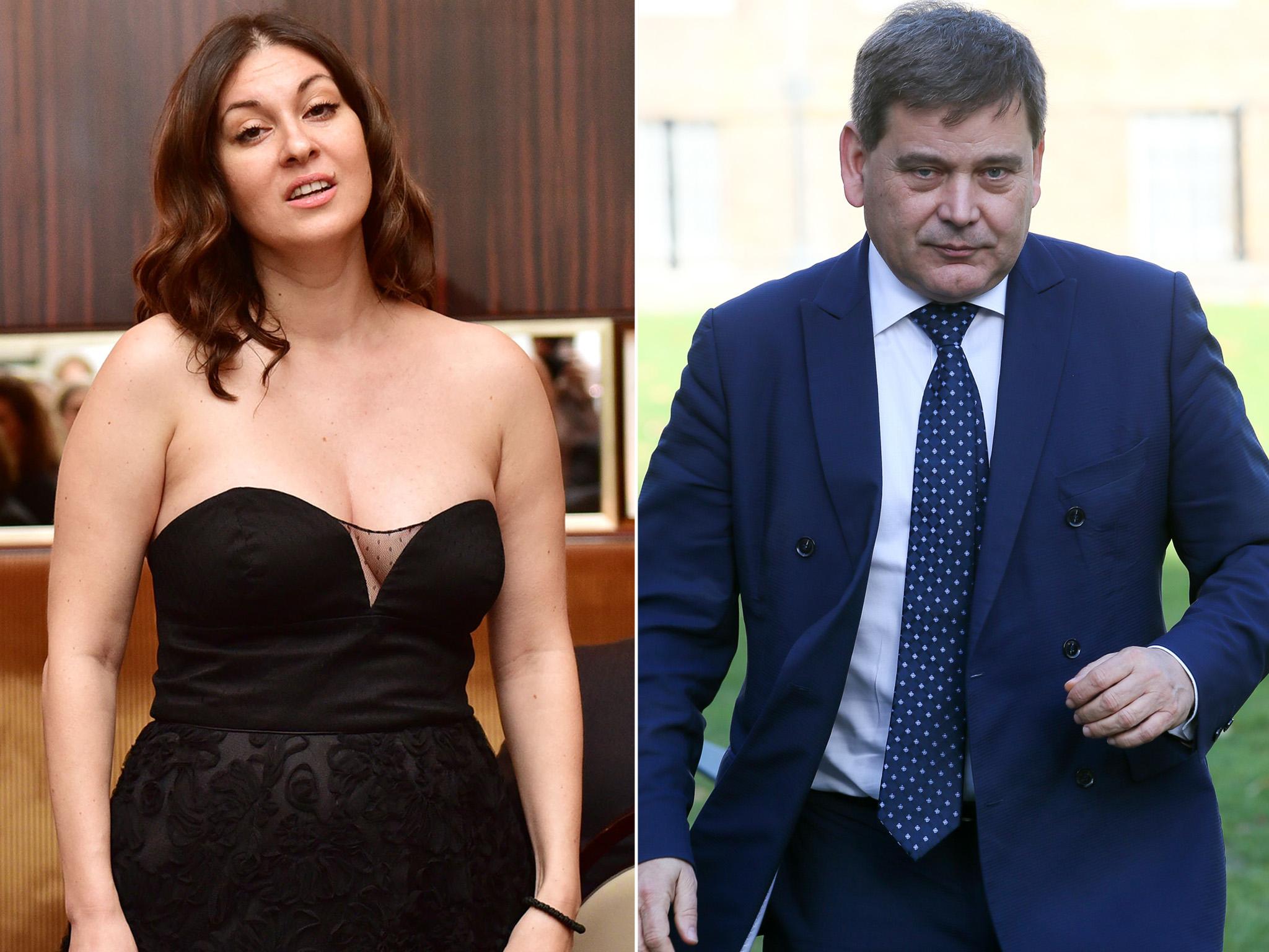 Nevena Bridgen and the Conservative MP Andrew Bridgen